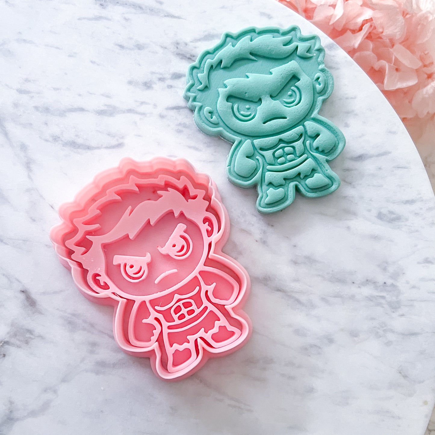 "Hulk" Cookie Cutter & Stamp