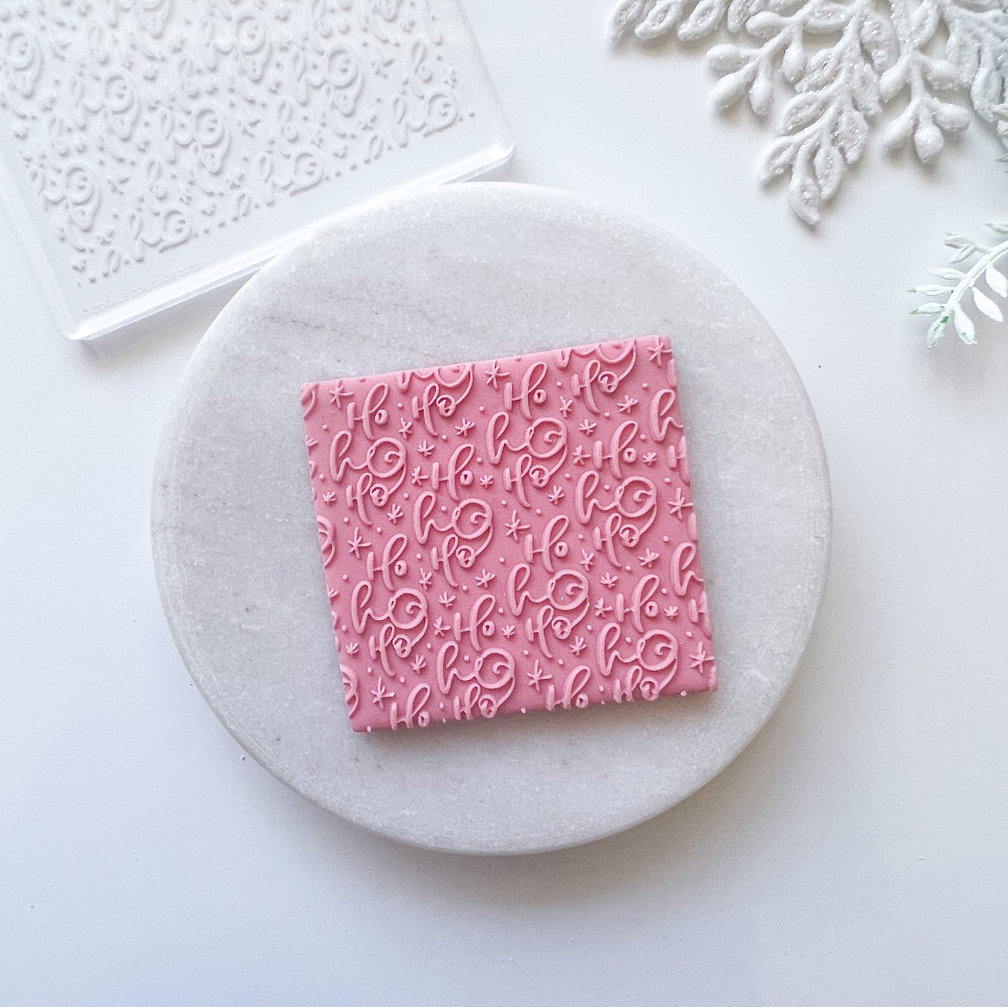 "Ho, Ho, Ho" - Large Texture Plate