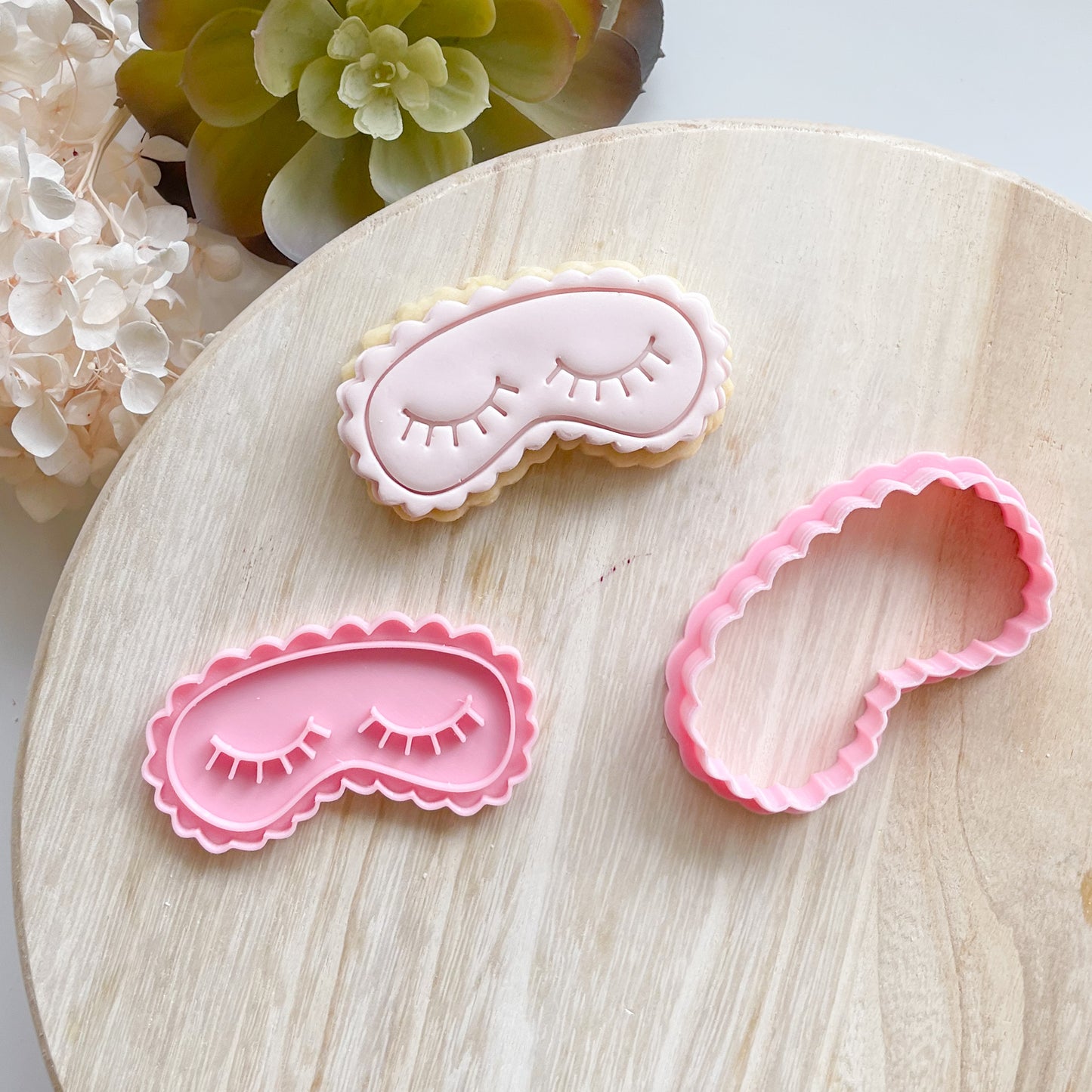 "Spa Mask" - Cookie Cutter & Stamp