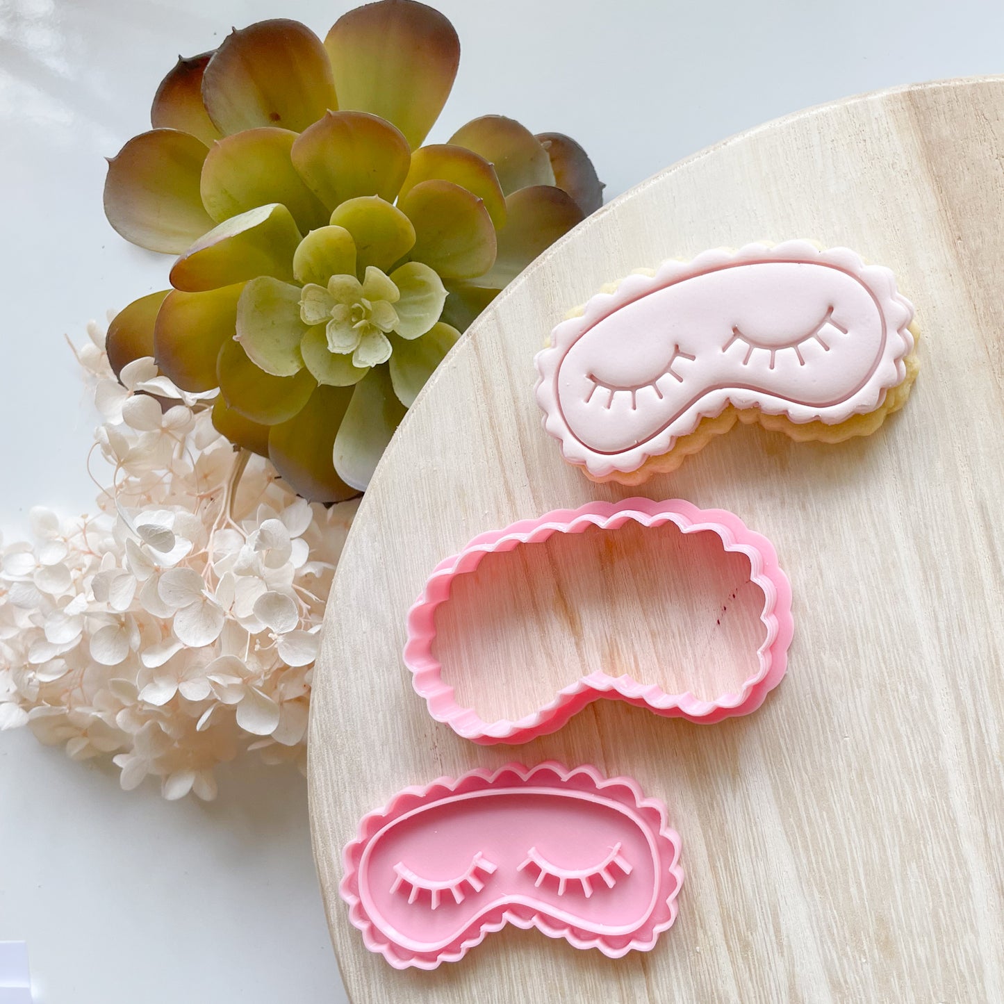 "Spa Mask" - Cookie Cutter & Stamp