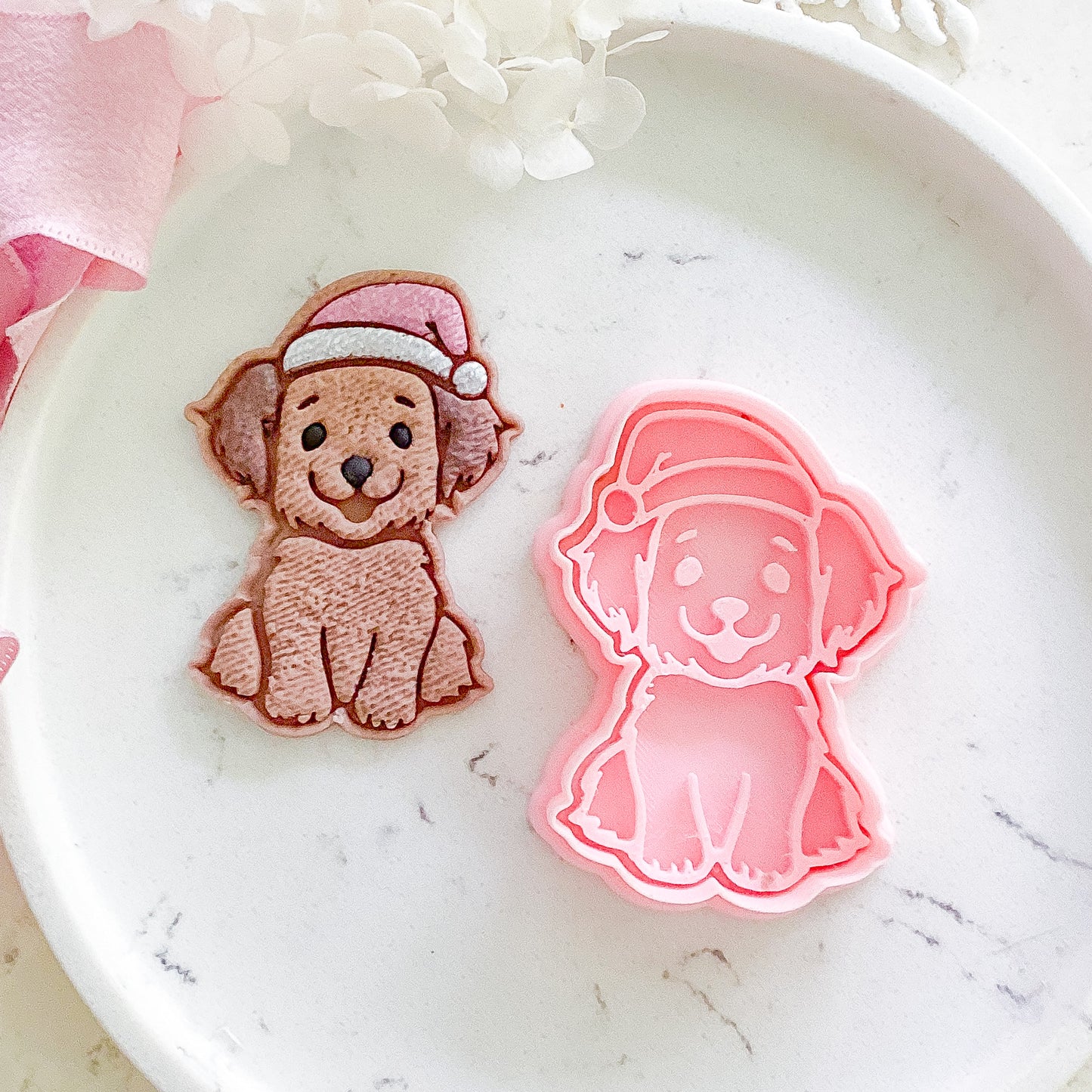 "Christmas Pup" Cookie Cutter & Stamp