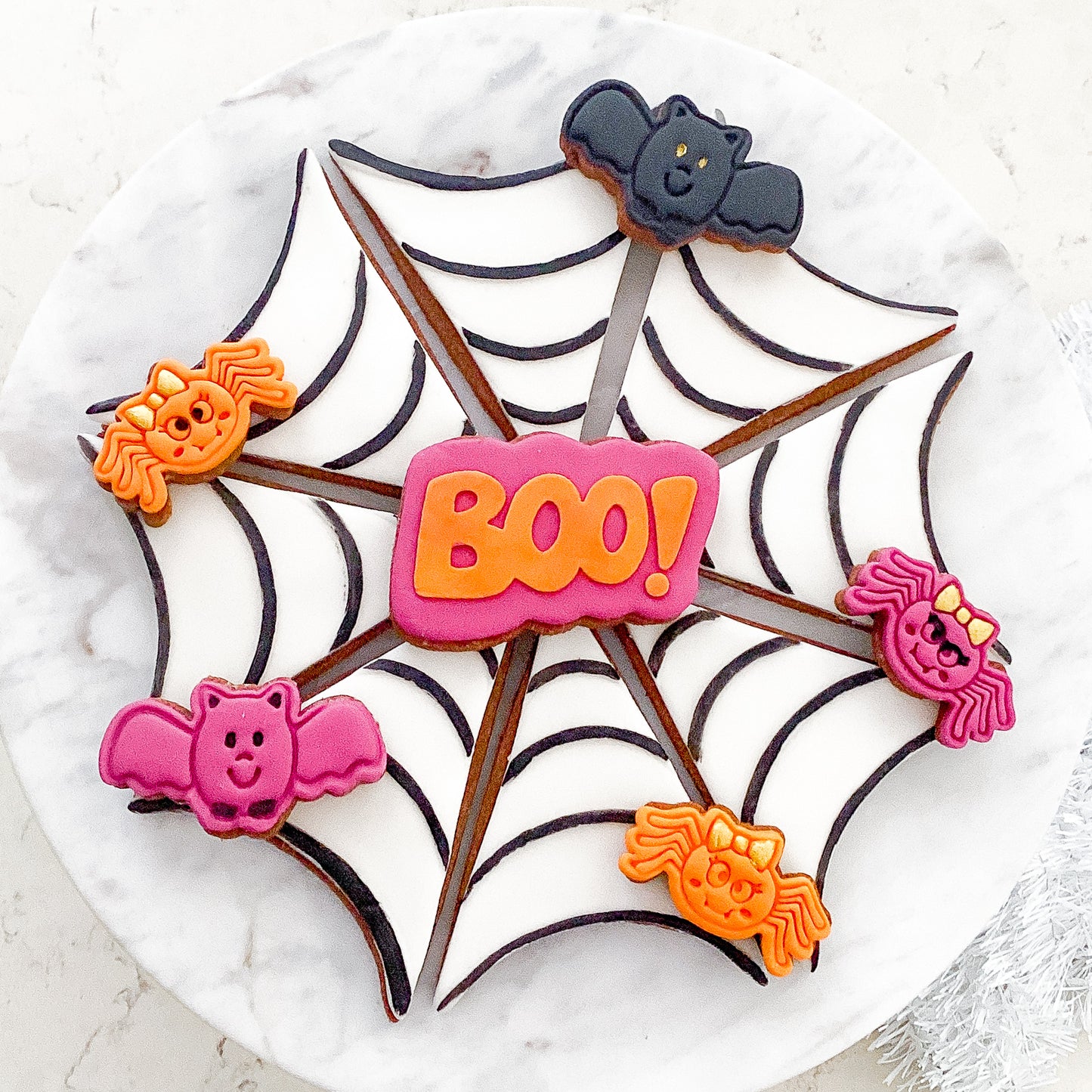"Spiderweb" Cookie Platter