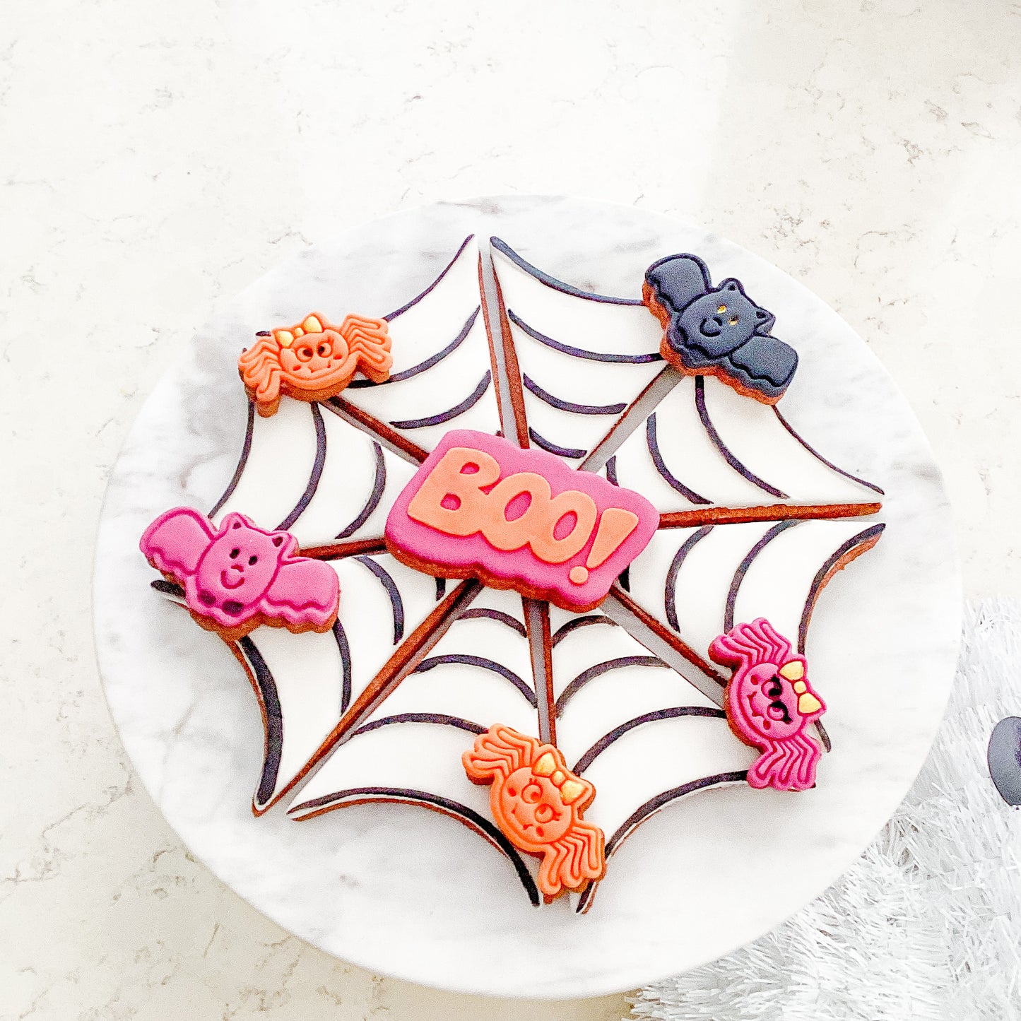 "Spiderweb" Cookie Platter