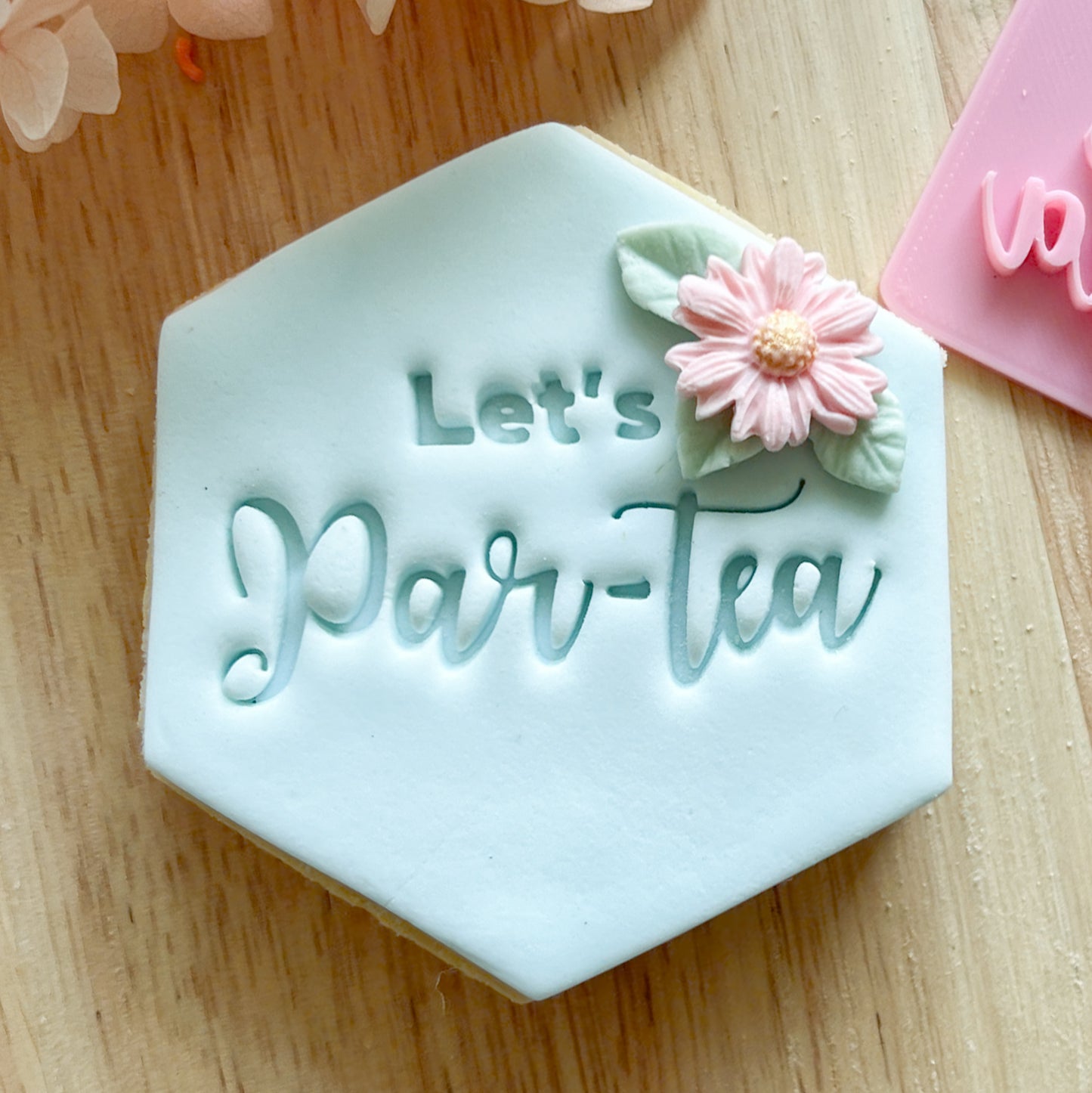 Let's Par-tea - Fondant Stamp