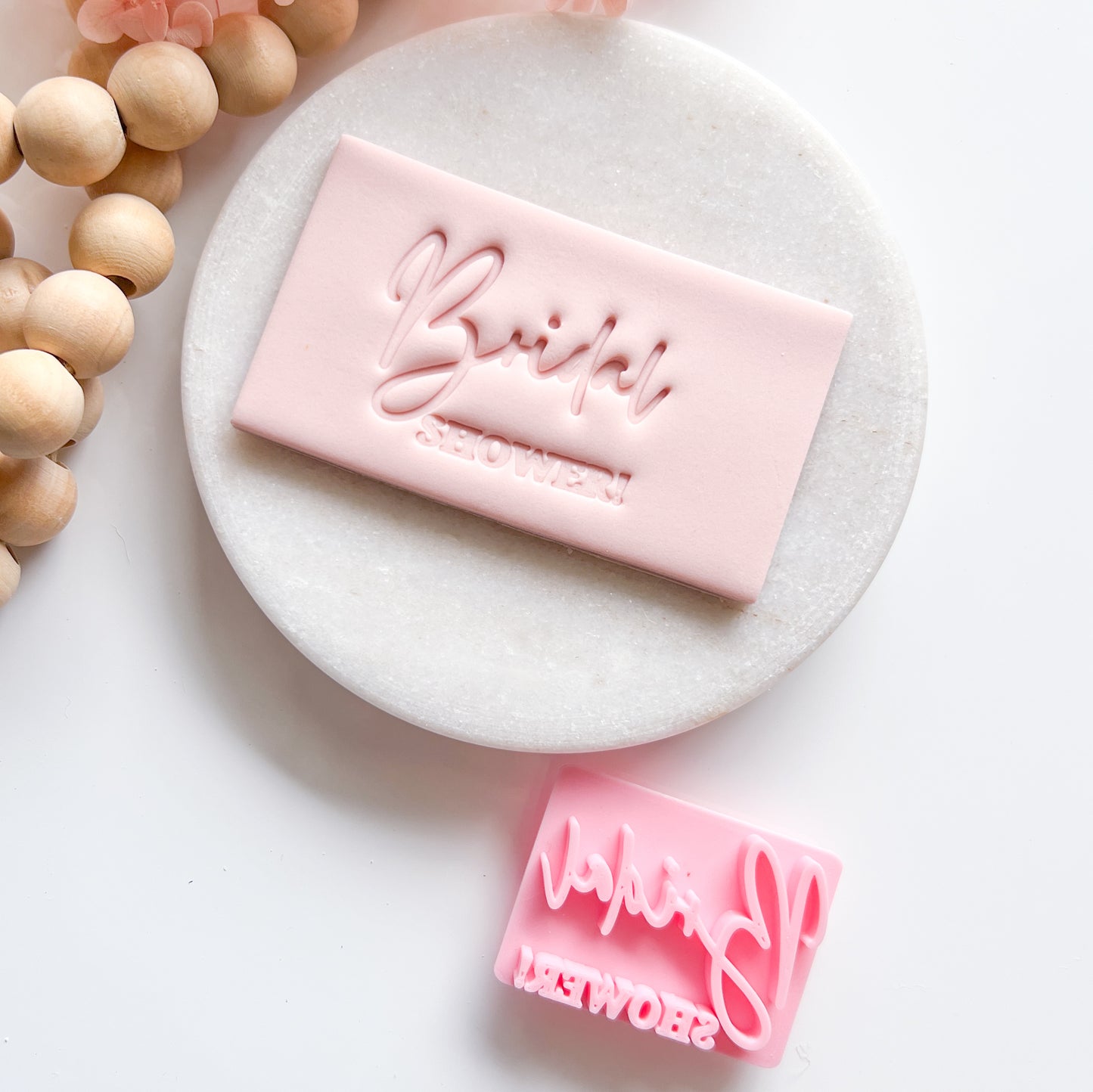 Bridal Shower #1- Fondant Stamp