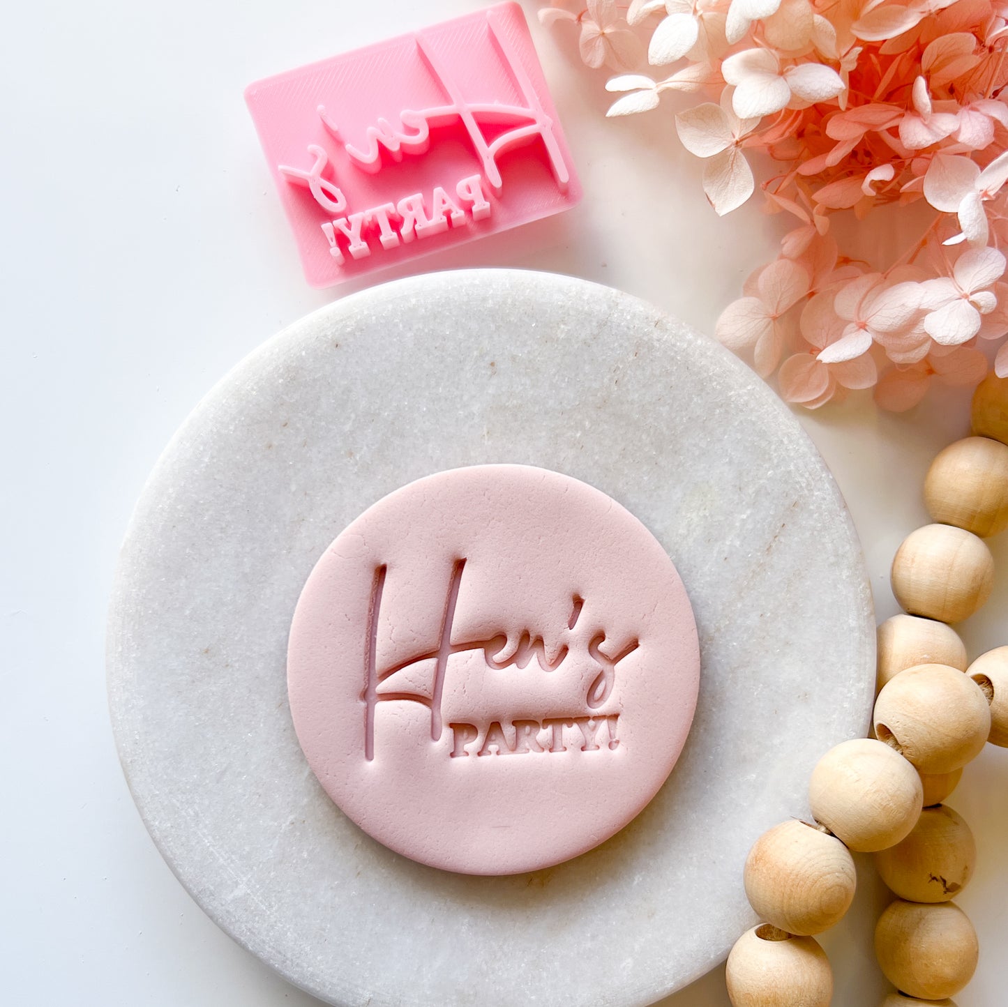Hen's Party - Fondant Stamp
