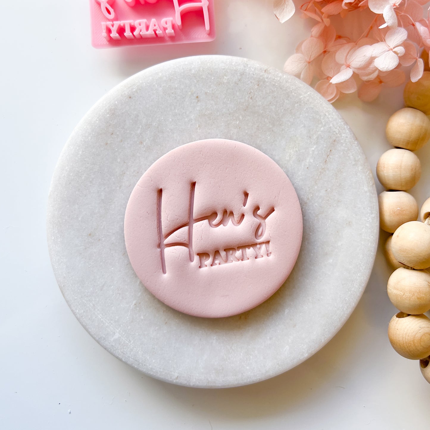 Hen's Party - Fondant Stamp