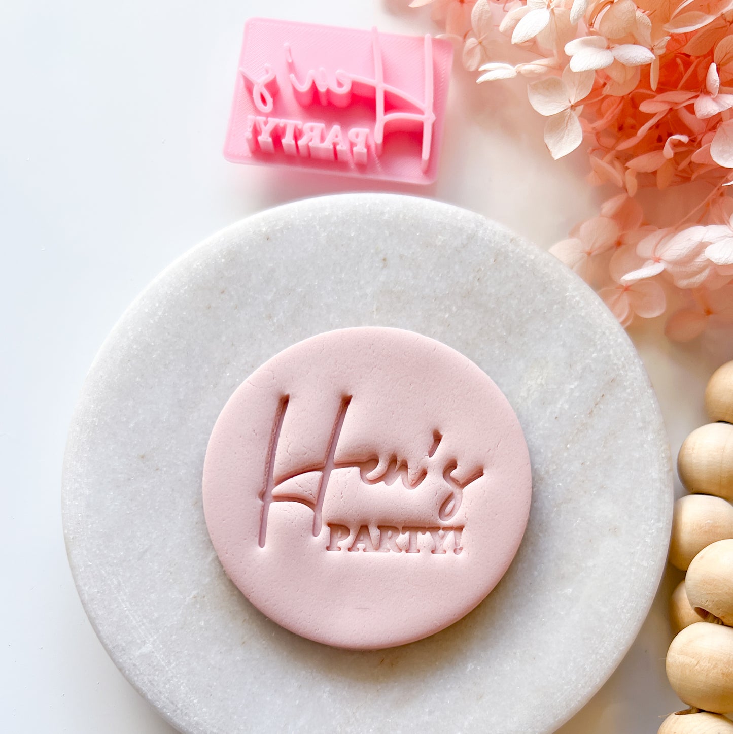 Hen's Party - Fondant Stamp