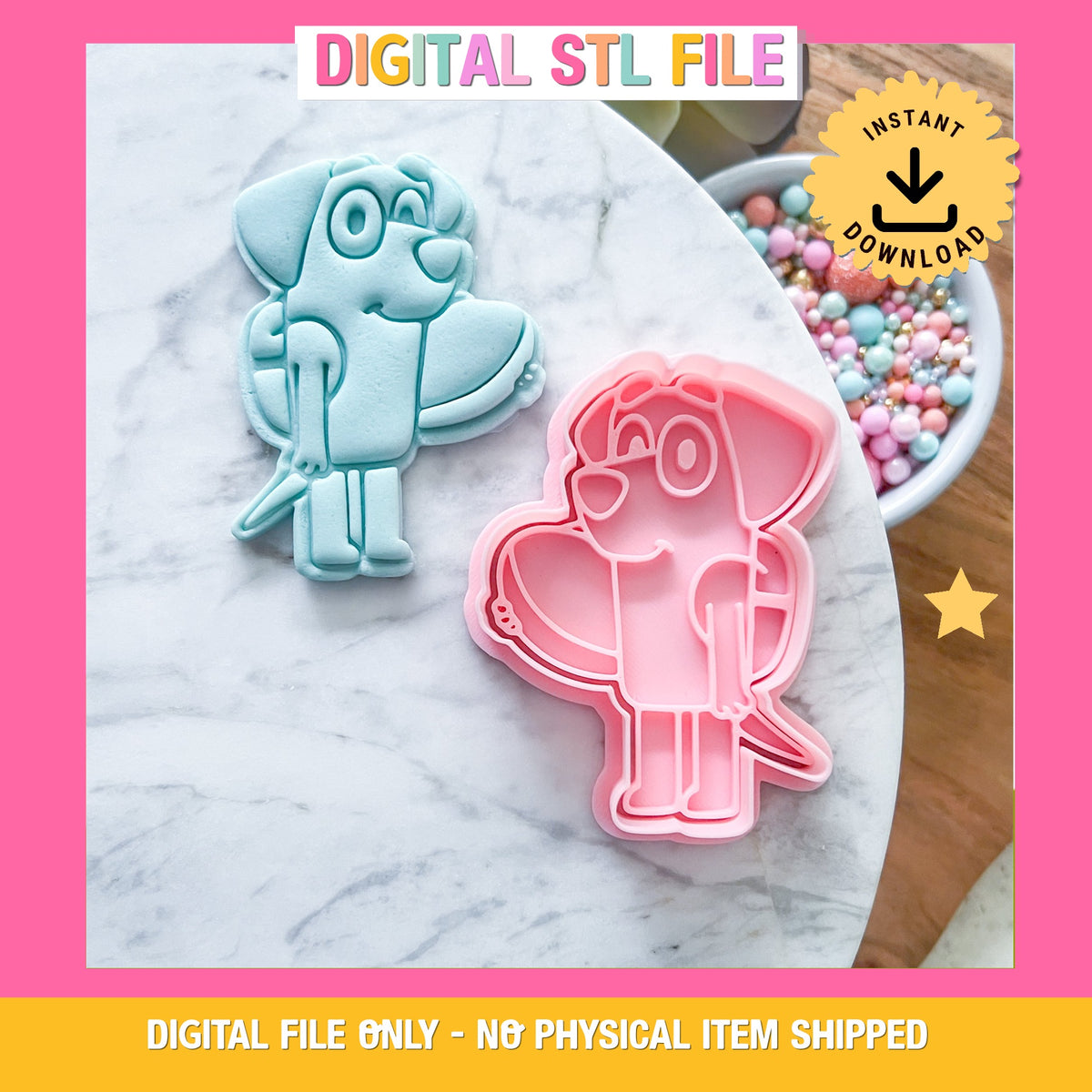 "Lucky" - Cookie Cutter & Stamp