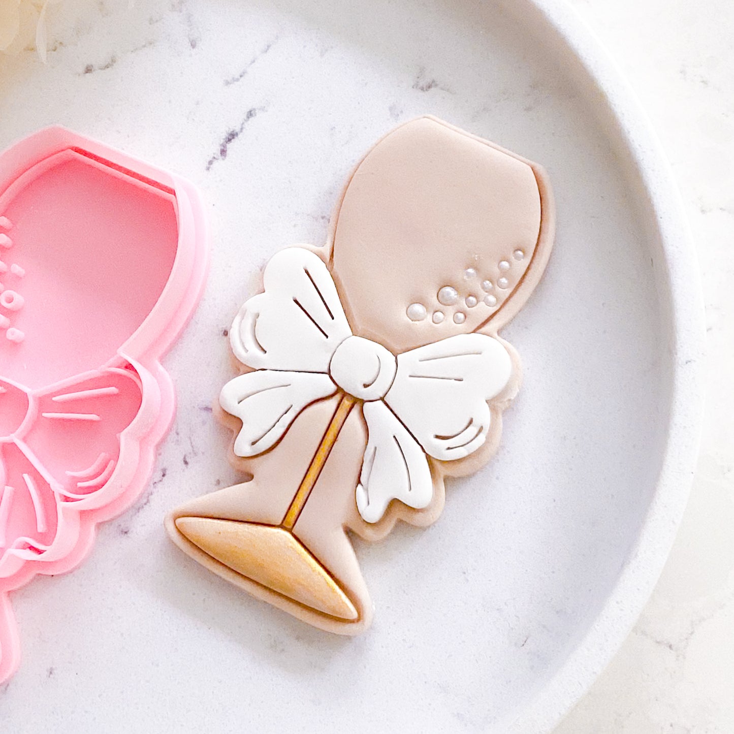 "Champagne Glass" - Cookie Cutter & Stamp