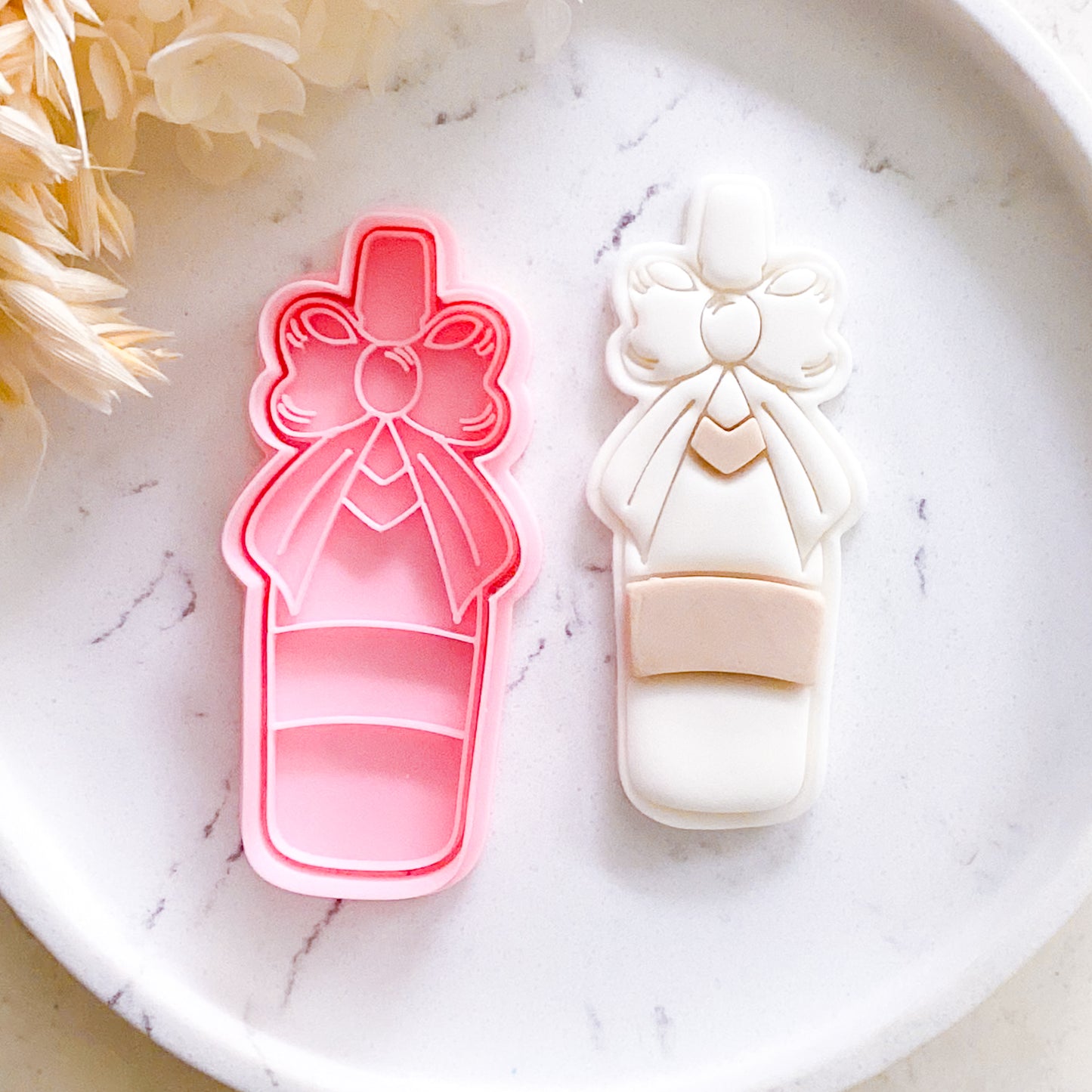 "Champagne Bottle" - Cookie Cutter & Stamp