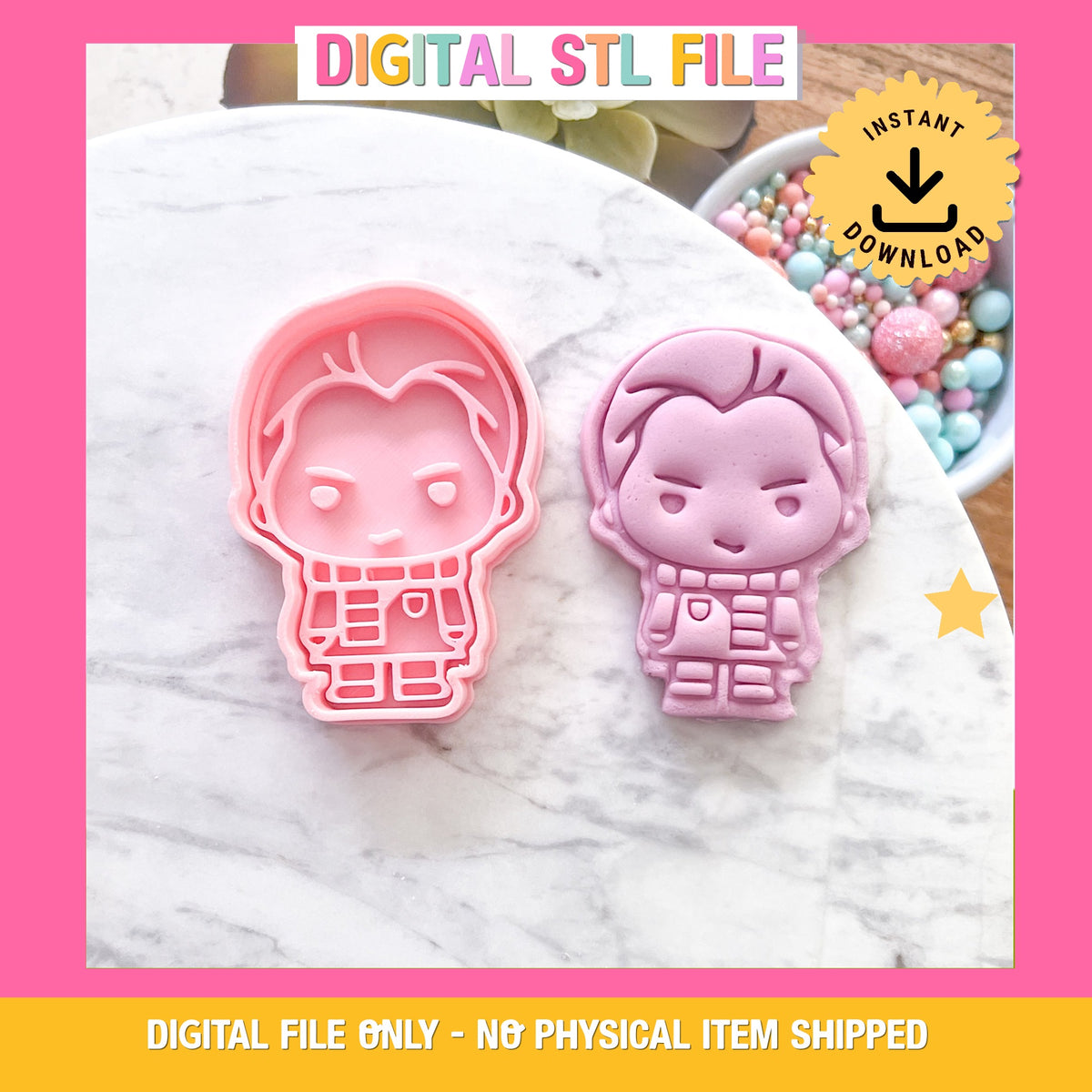 "Malfoy" - Cookie Cutter & Stamp