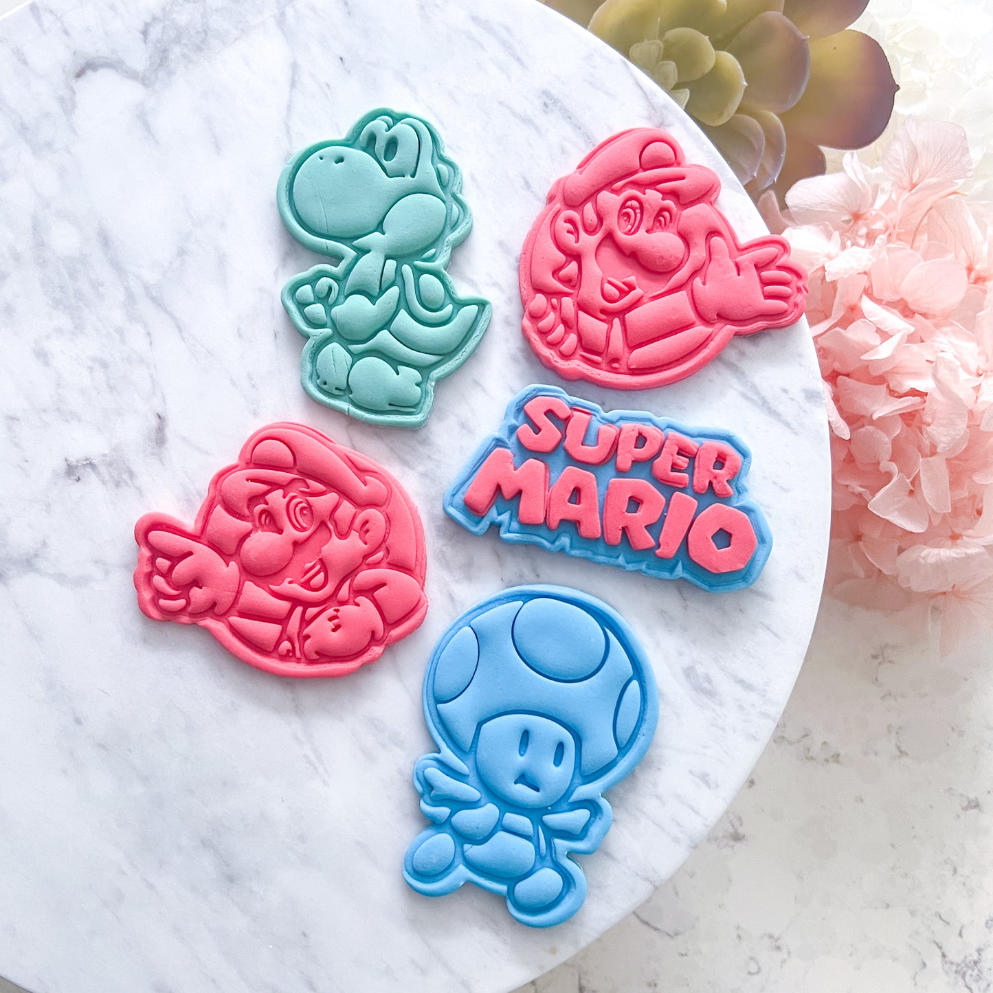 "Super Mario Logo" Cookie Cutter & Stamp