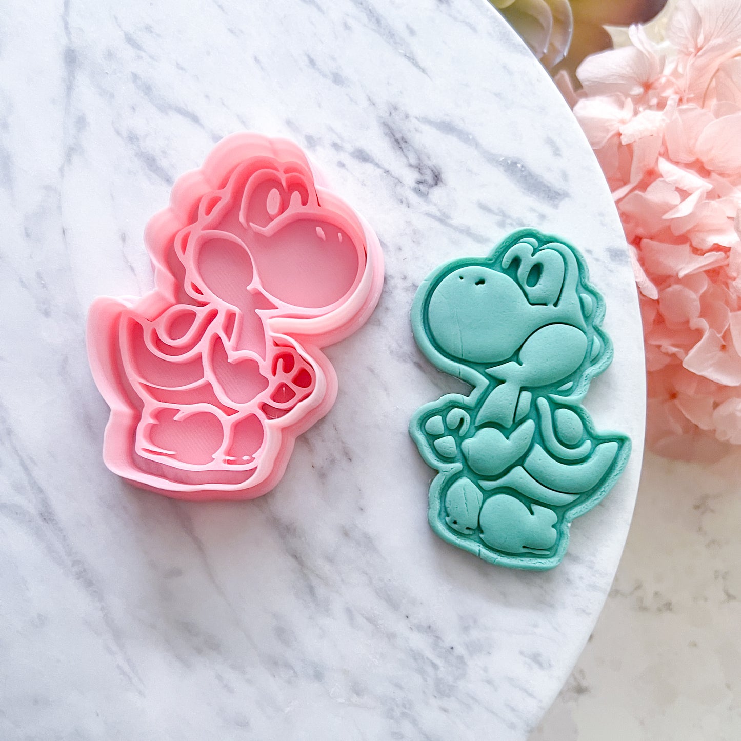 "Yoshi" Cookie Cutter & Stamp