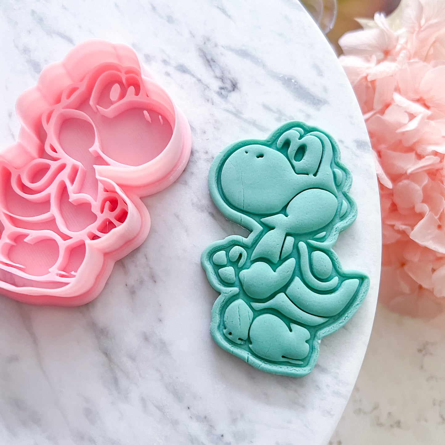 "Yoshi" Cookie Cutter & Stamp