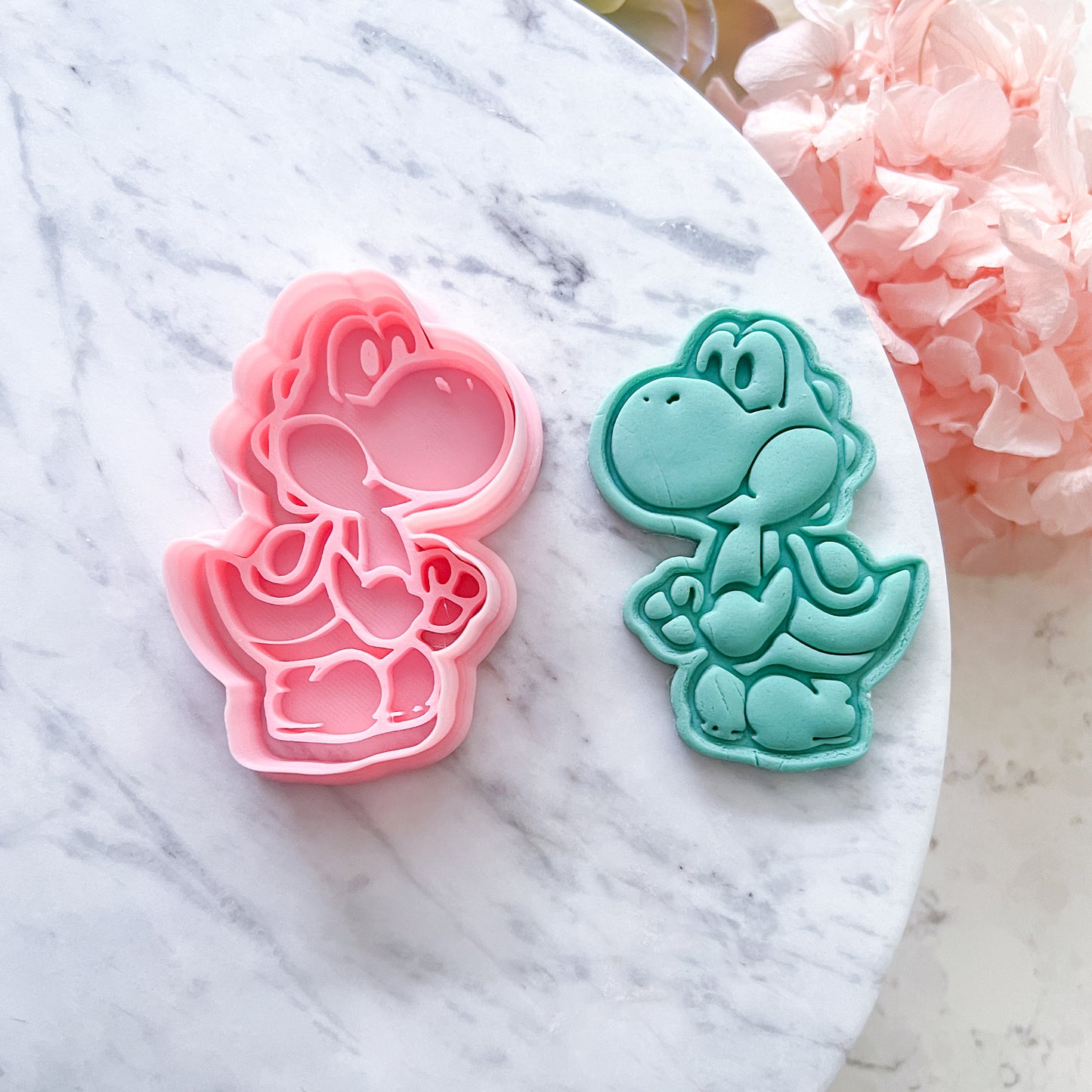 "Yoshi" Cookie Cutter & Stamp