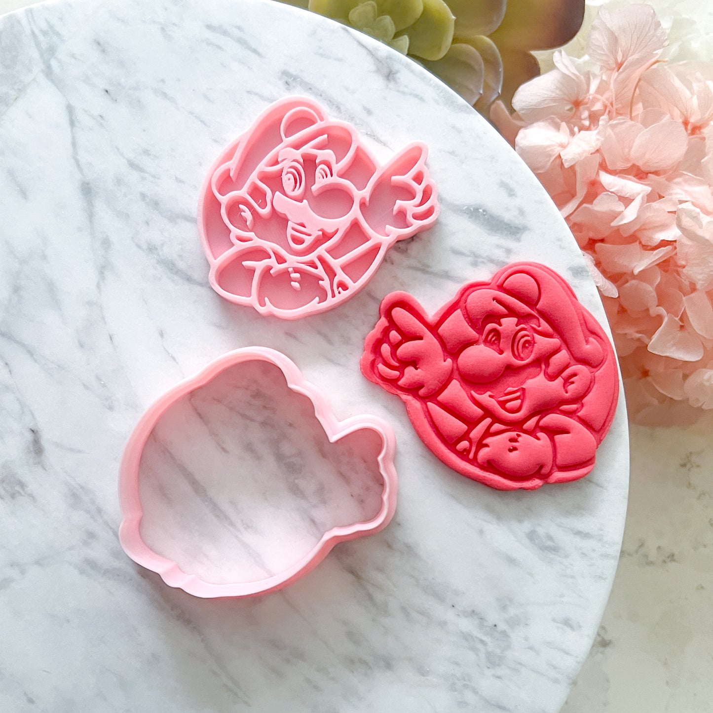 "Mario" Cookie Cutter & Stamp