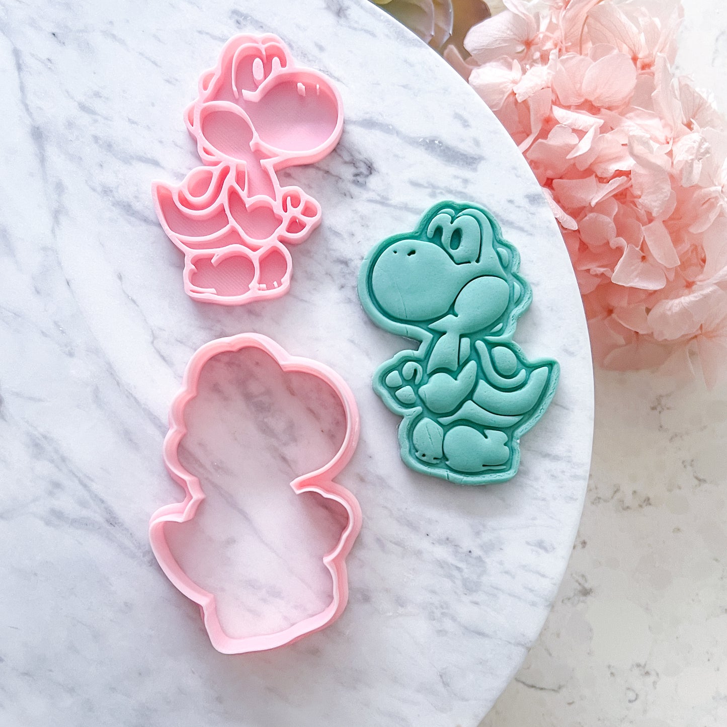 "Yoshi" Cookie Cutter & Stamp