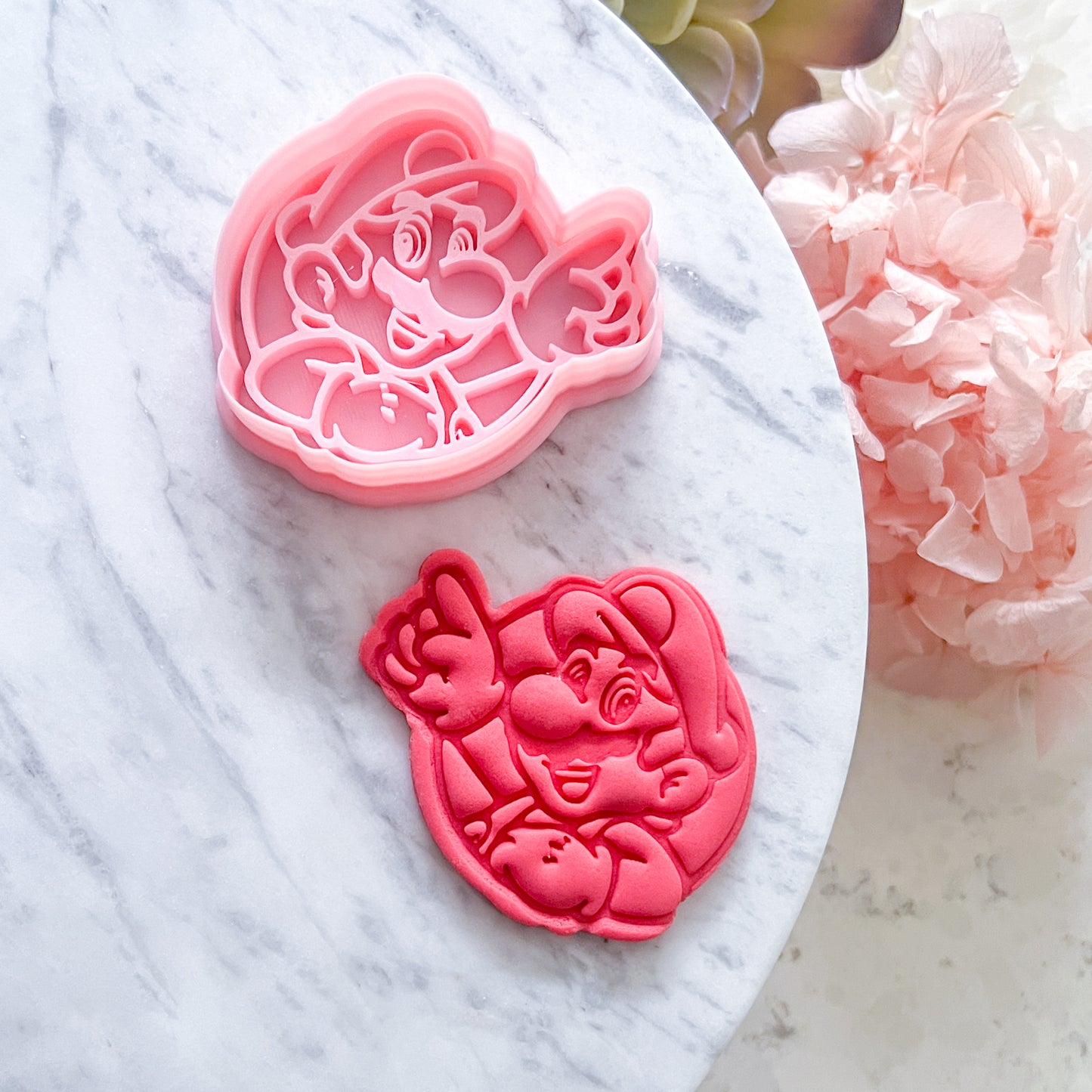 "Mario" Cookie Cutter & Stamp