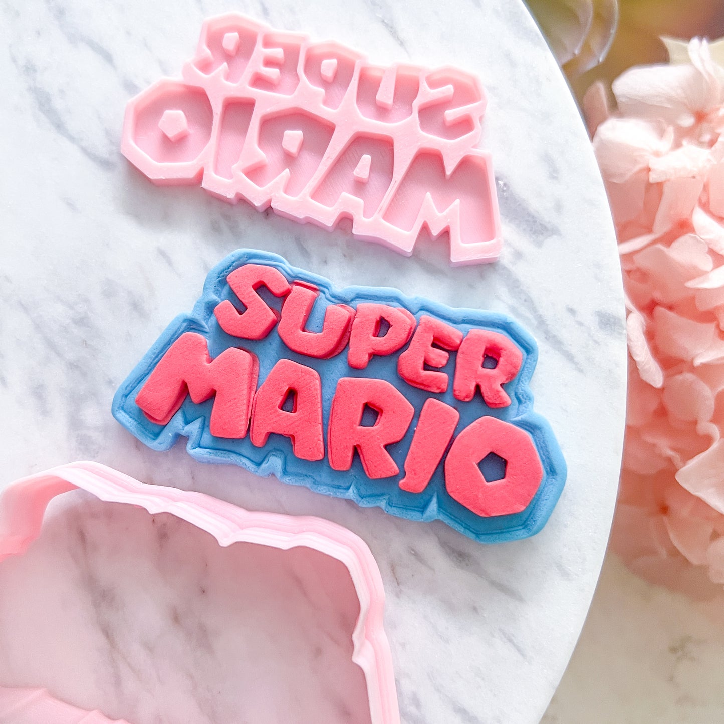 "Super Mario Logo" Cookie Cutter & Stamp