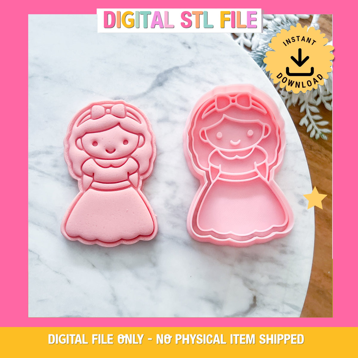 "Clara" Cookie Cutter & Stamp