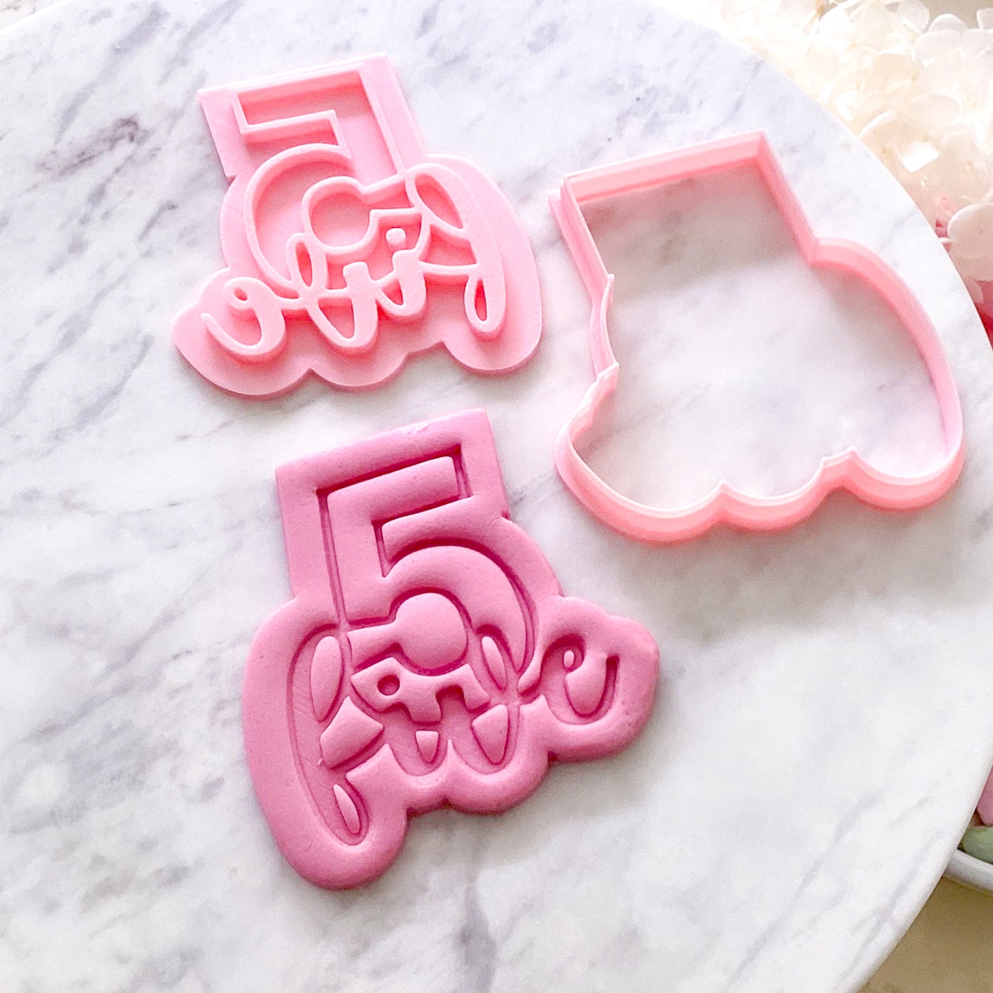 Five - Cookie Cutter & Stamp