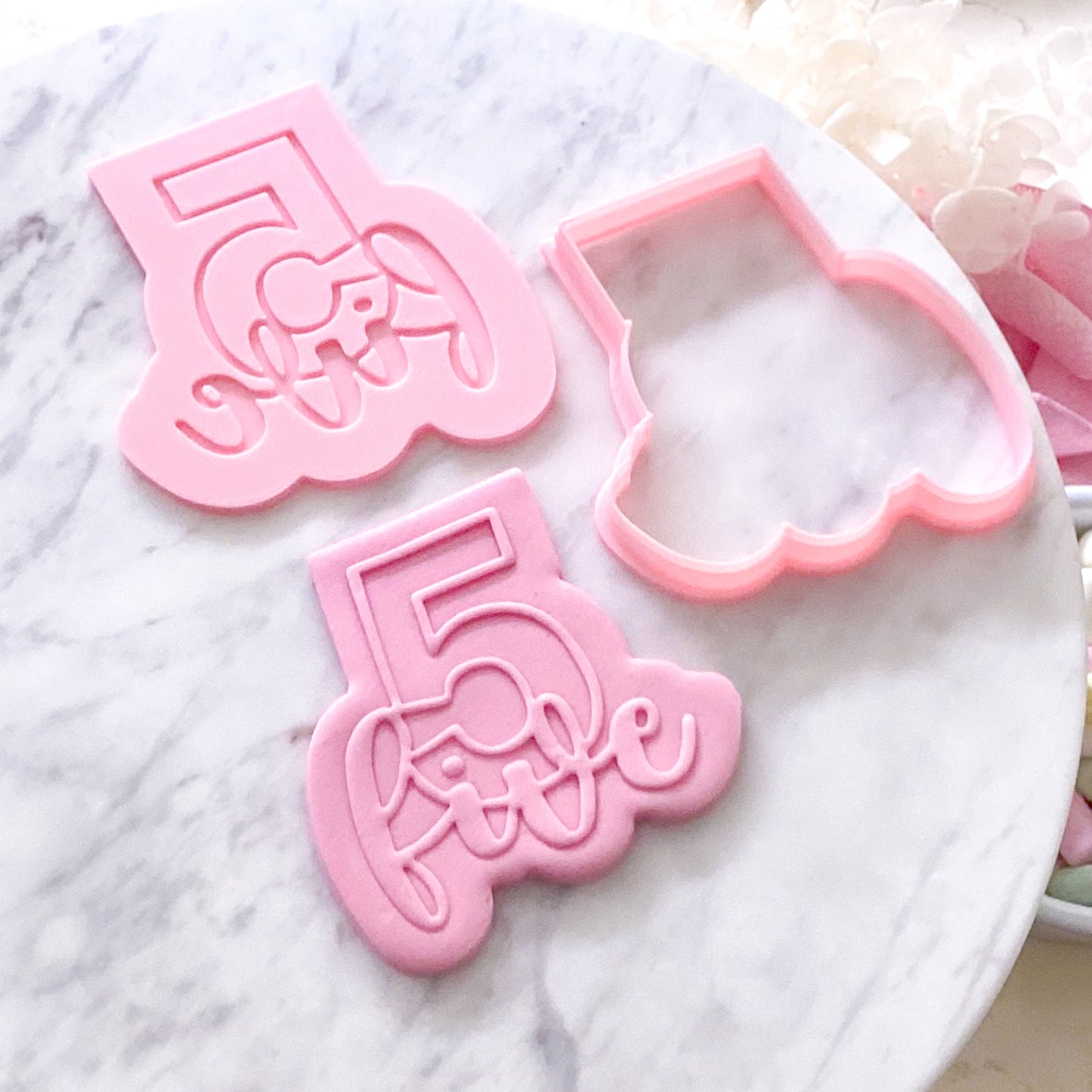 Five - Cookie Cutter & Stamp