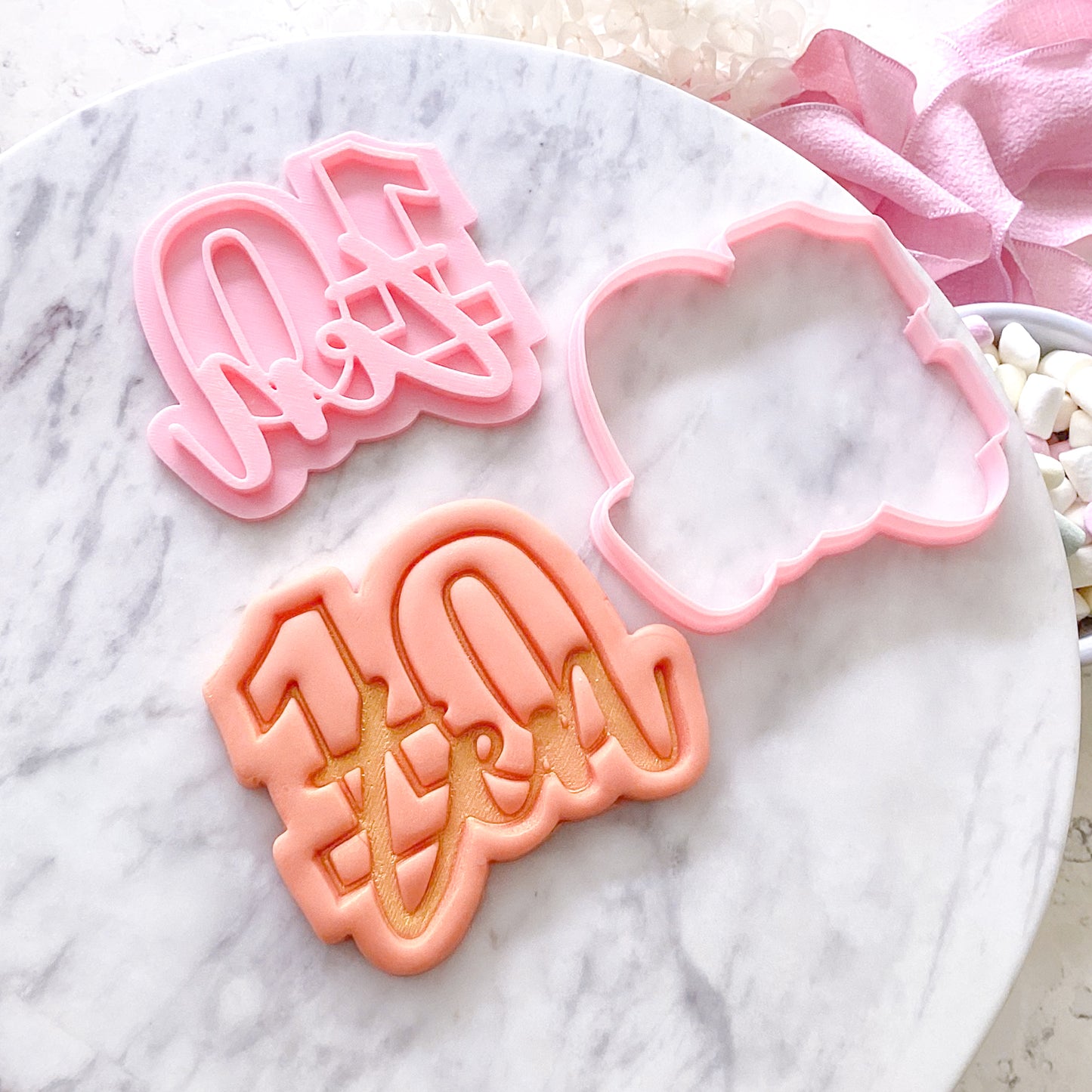 Ten - Cookie Cutter & Stamp