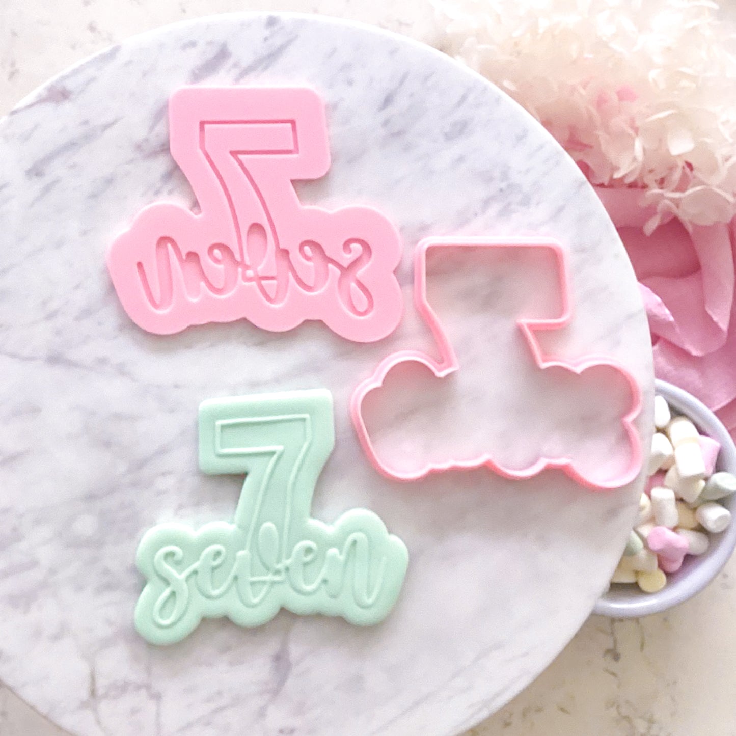 Seven - Cookie Cutter & Stamp