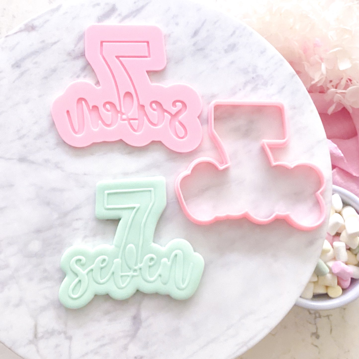 Seven - Cookie Cutter & Stamp