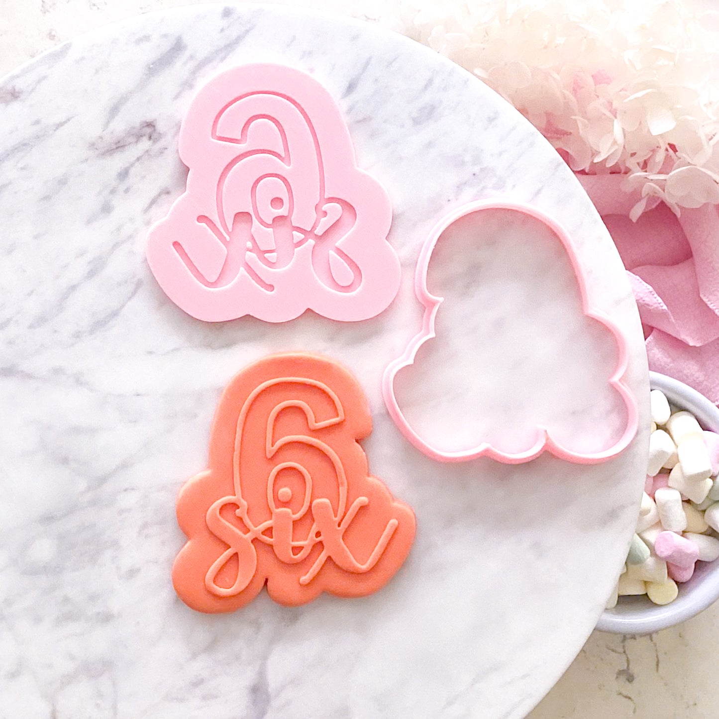 Six - Cookie Cutter & Stamp
