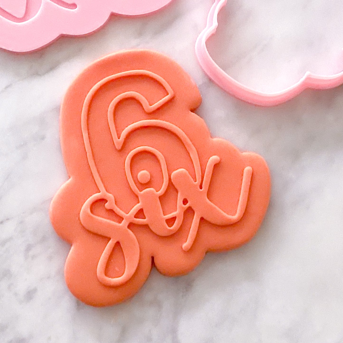 Six - Cookie Cutter & Stamp
