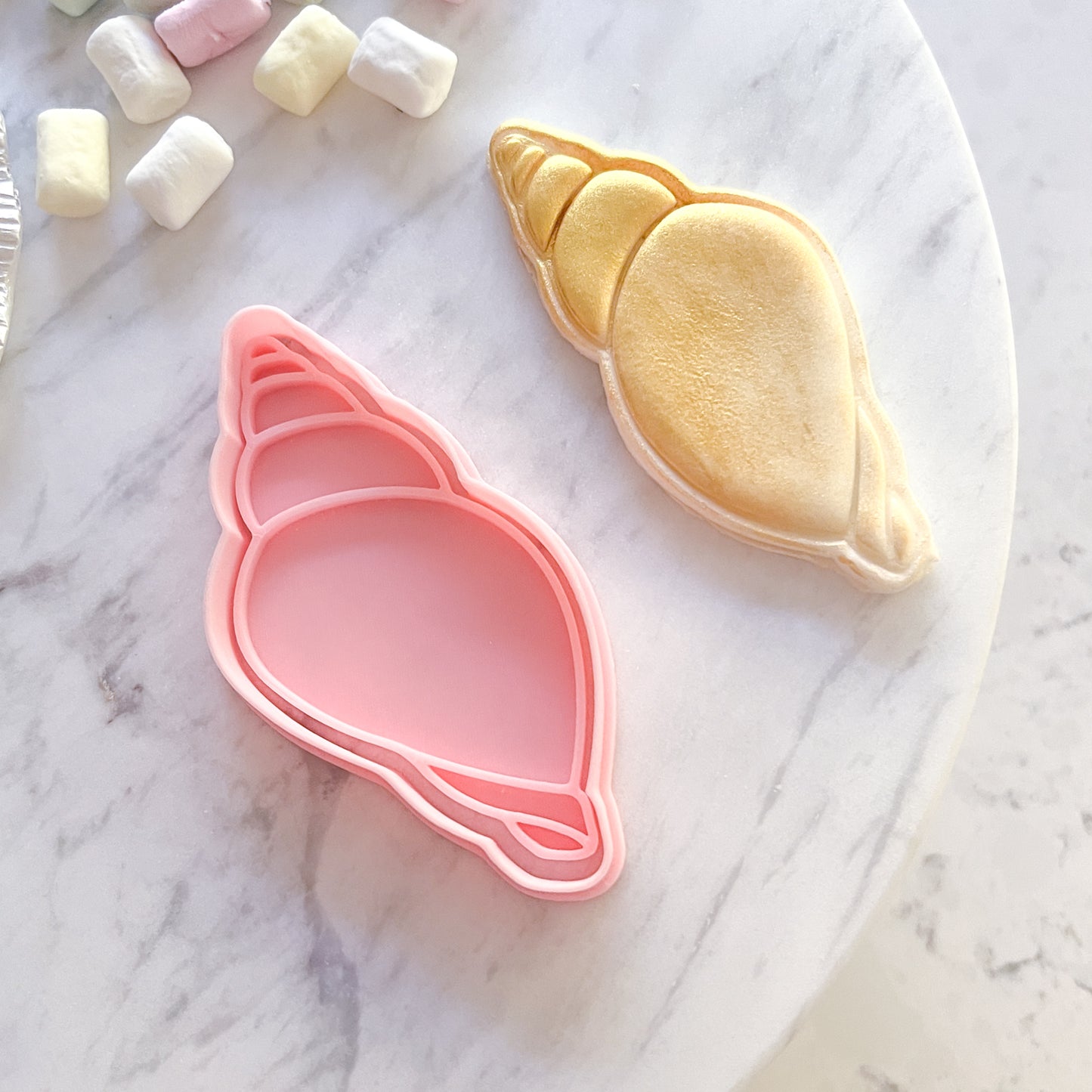 "Shell #3" Cookie Cutter & Stamp