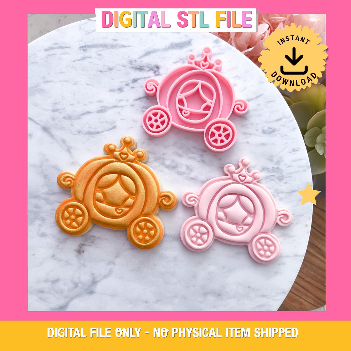"Pumpkin Carraige" - Cookie Cutter & Stamp