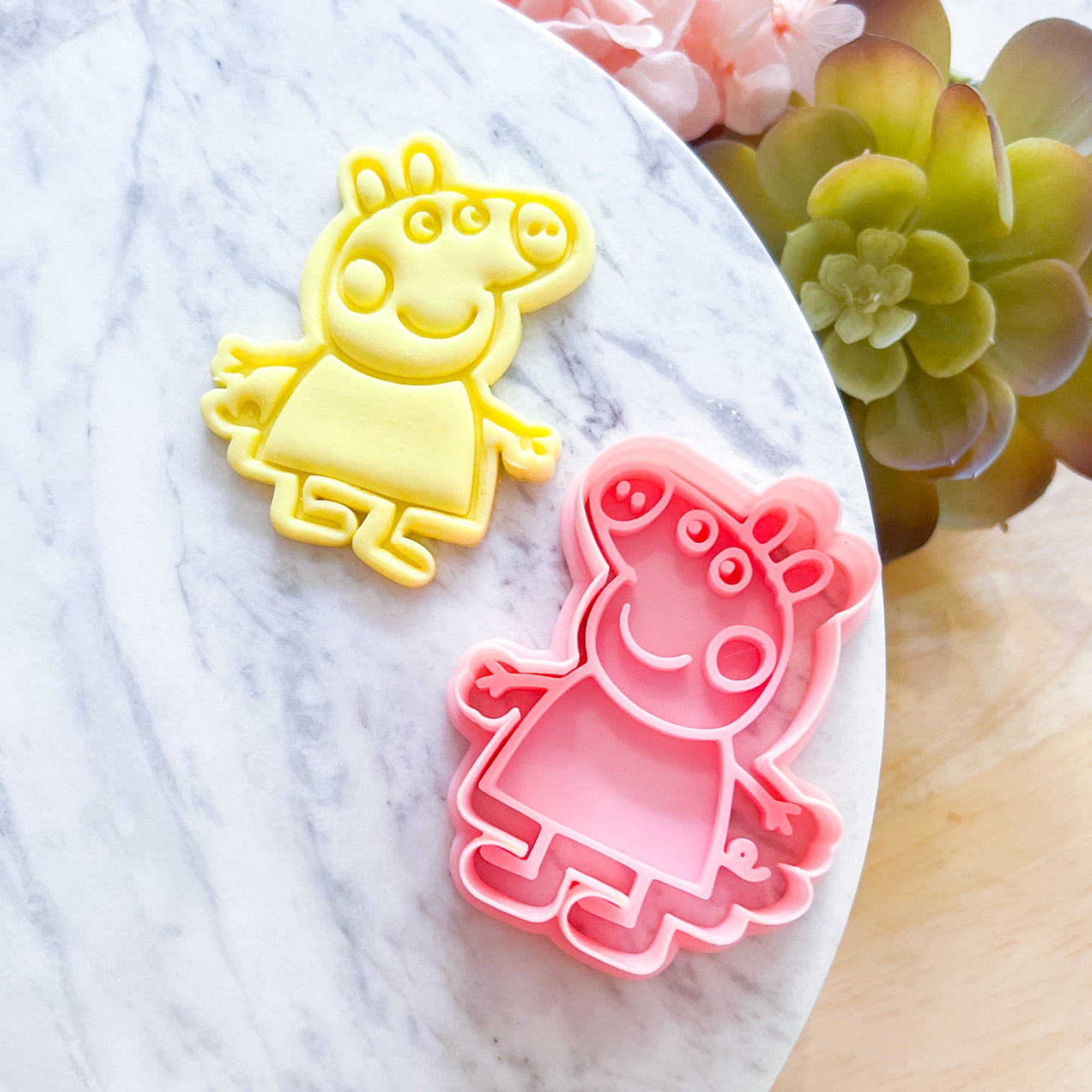 "Peppa" Cookie Cutter & Stamp