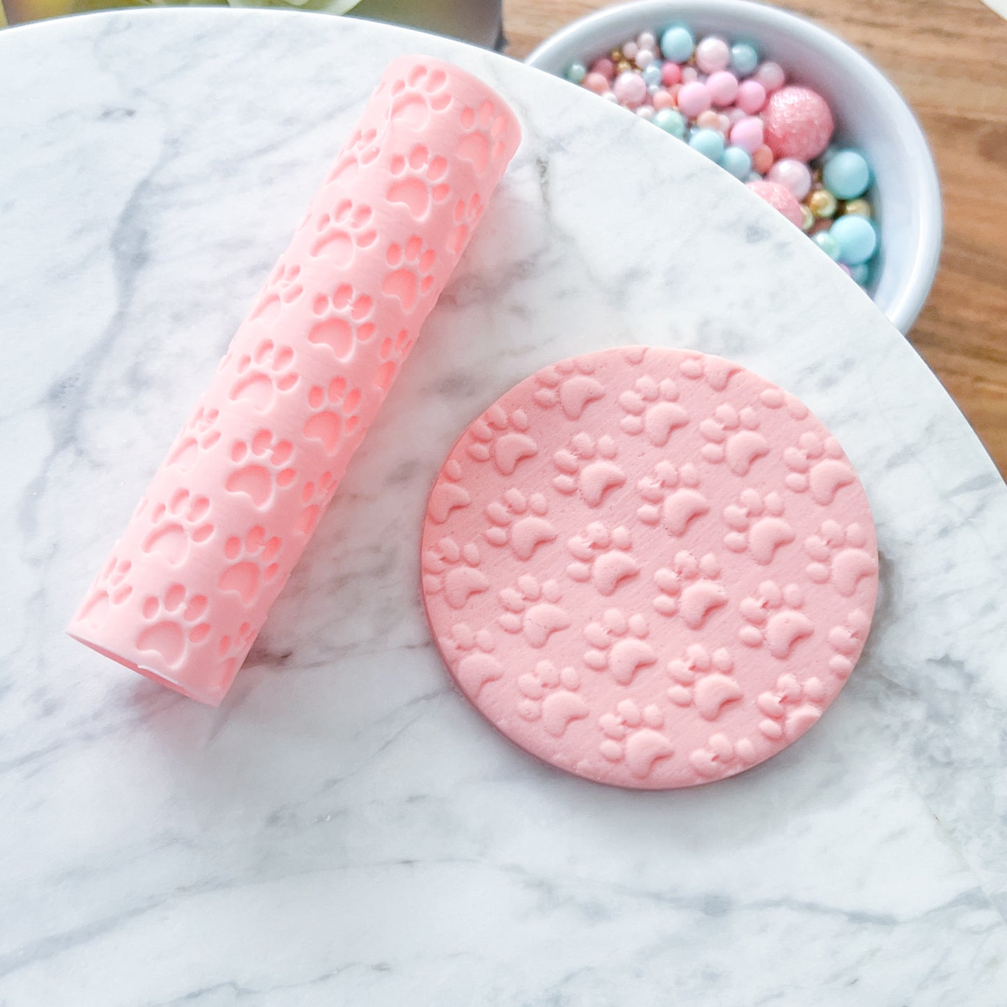 "Paw Prints" Fondant Texture Roller