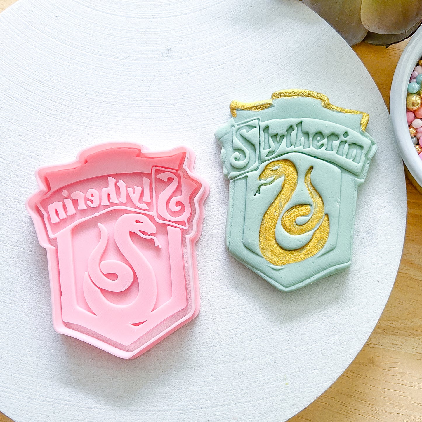 "Slytherin Crest" - Cookie Cutter & Stamp
