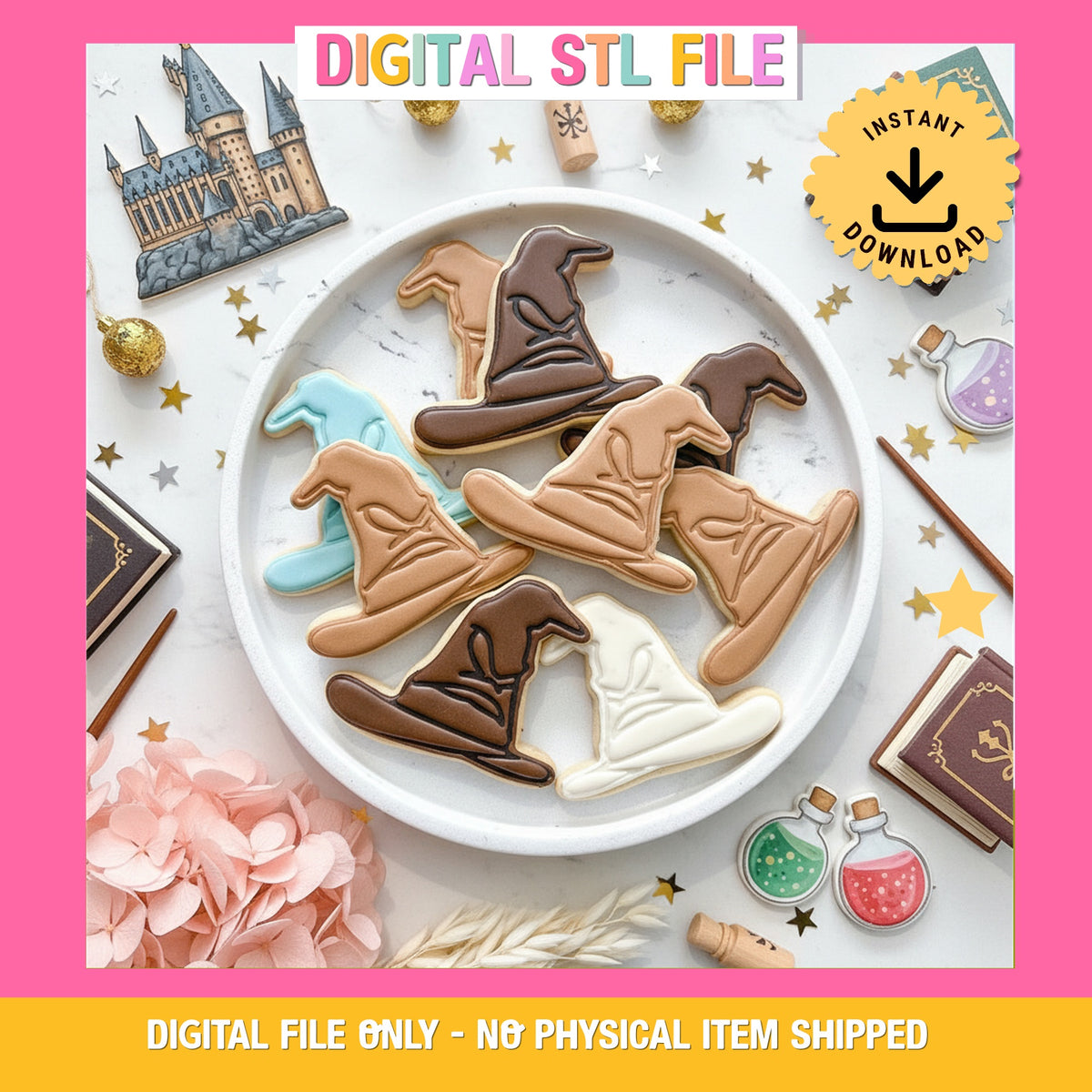 "Sorting Hat" - Cookie Cutter & Stamp