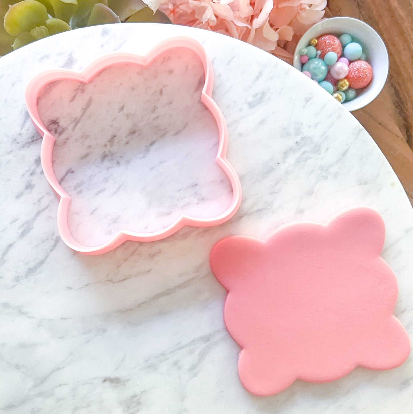 "Scalloped Square" - Cookie Cutter