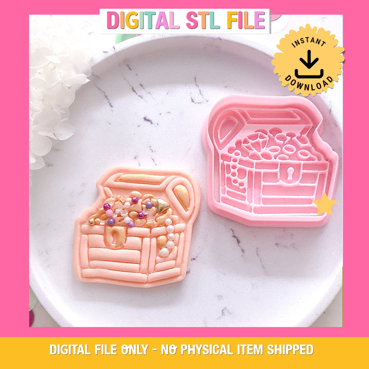 "Treasure Chest" - Cookie Cutter & Stamp
