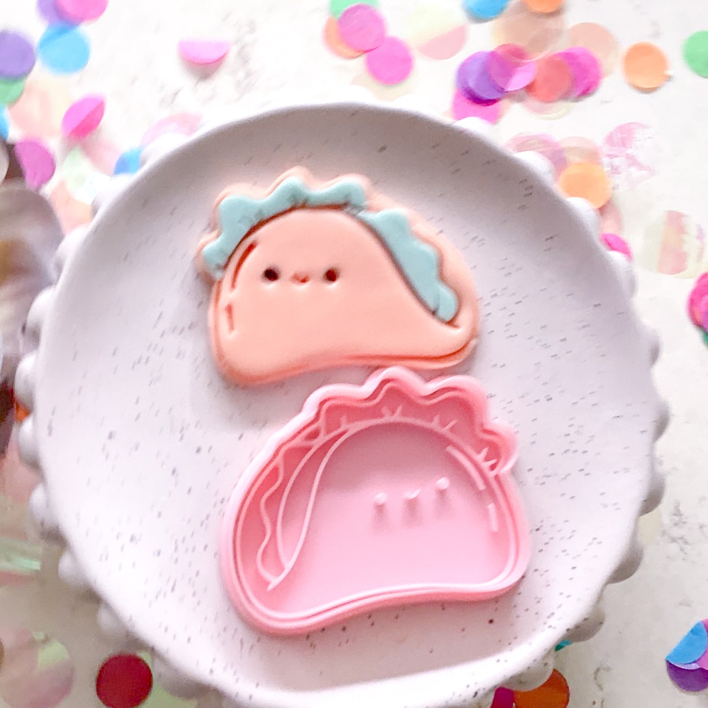 "Taco" - Cookie Cutter & Stamp