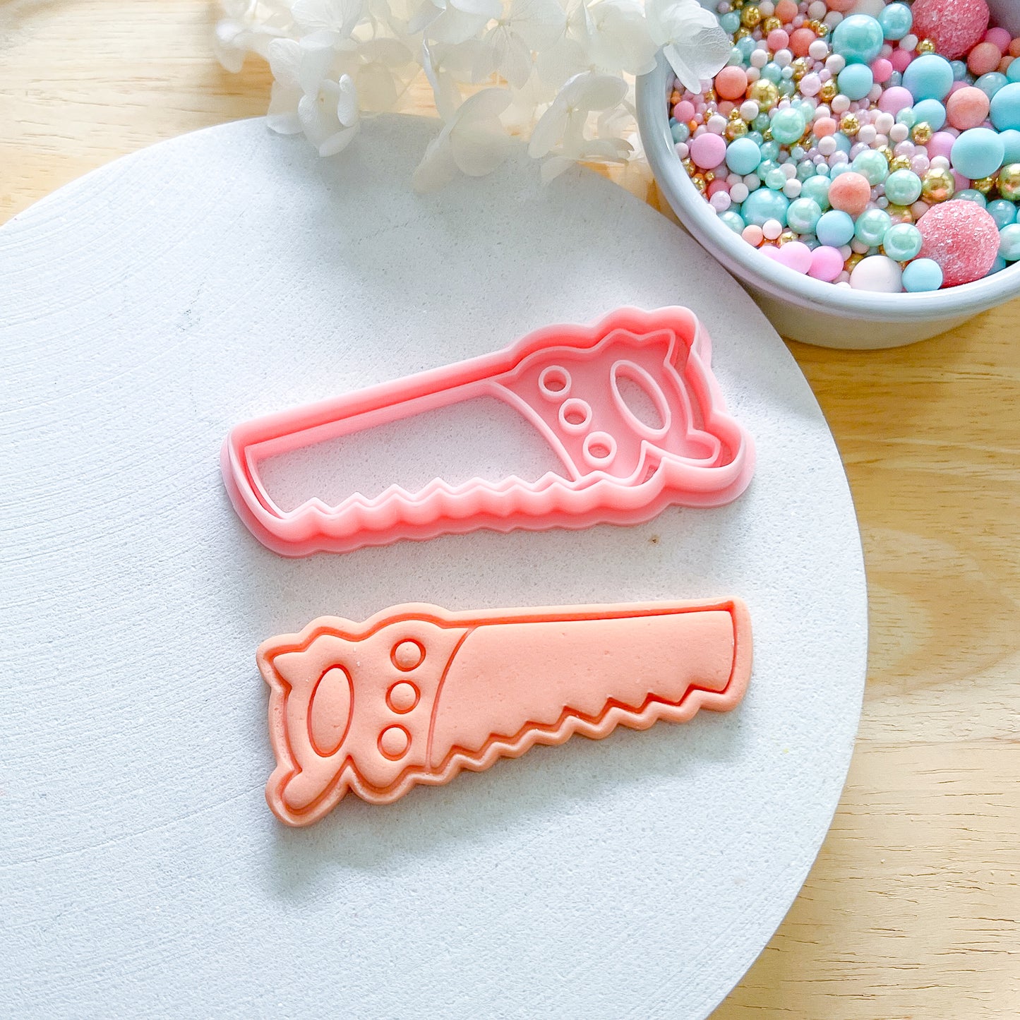 "Saw" Cutter and Stamp Set