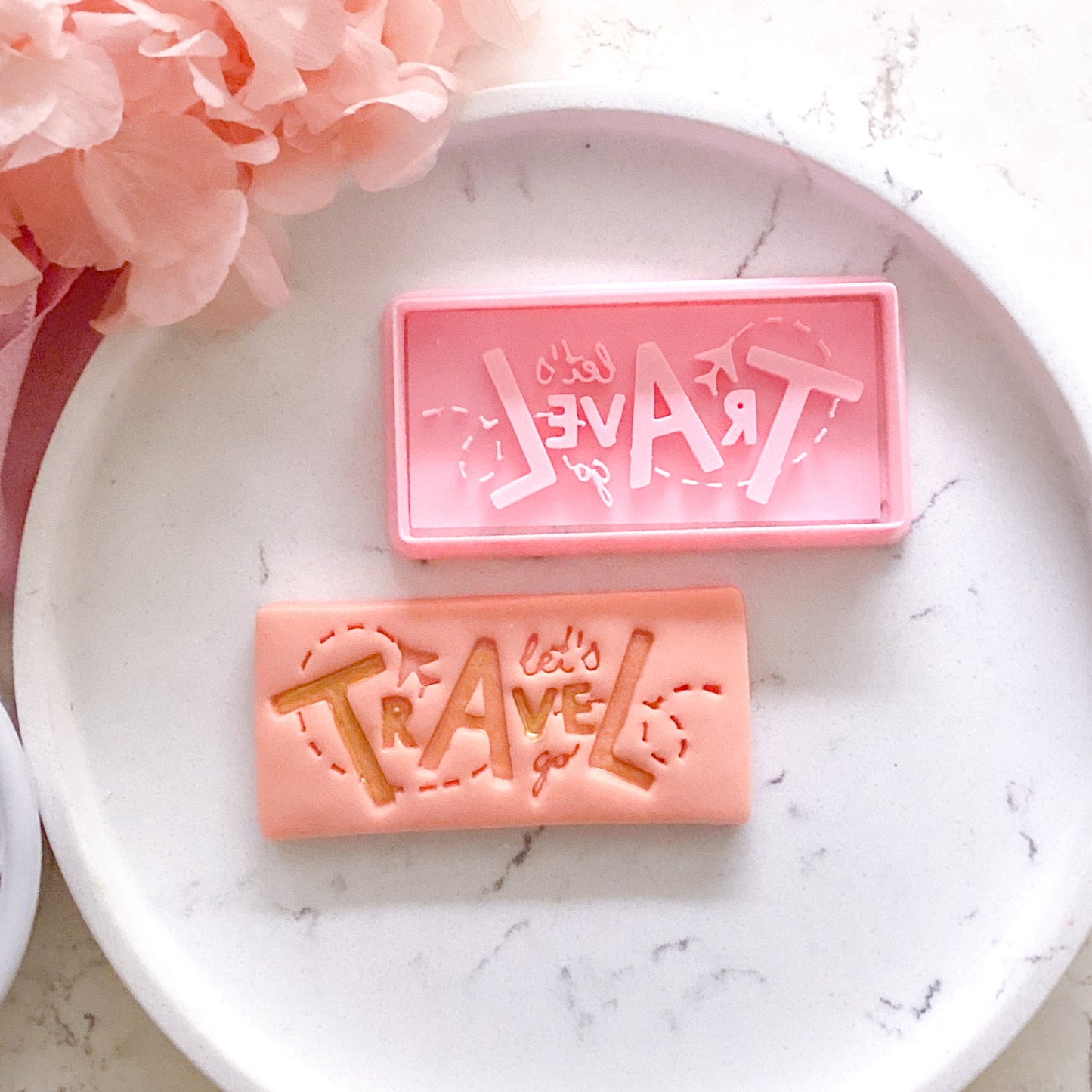 "Let's Travel" - Cutter & Stamp Set