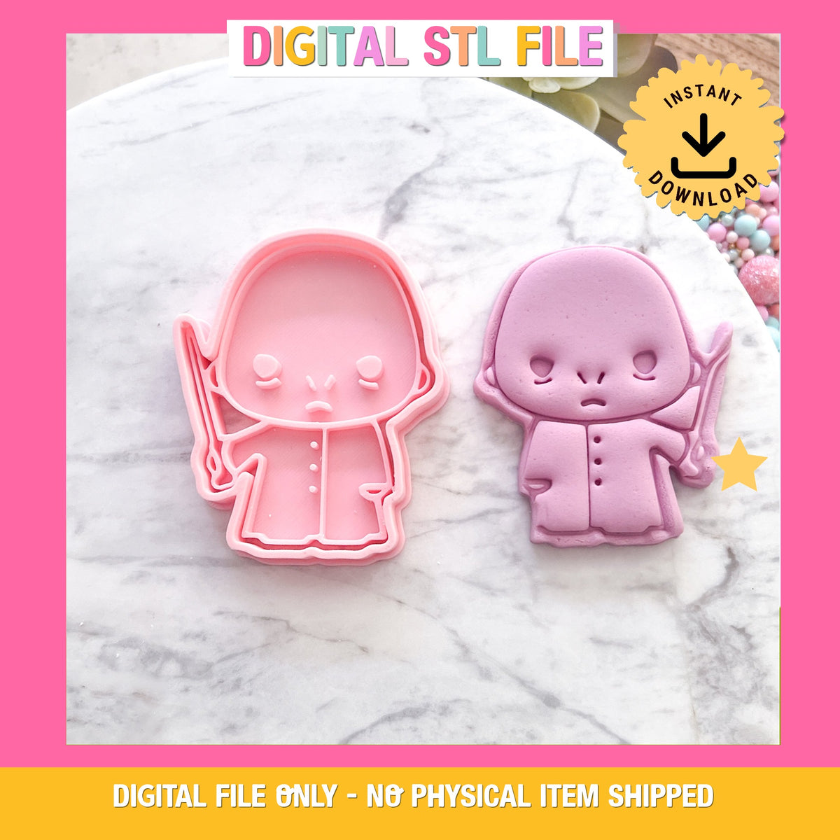 "Voldemort" - Cookie Cutter & Stamp