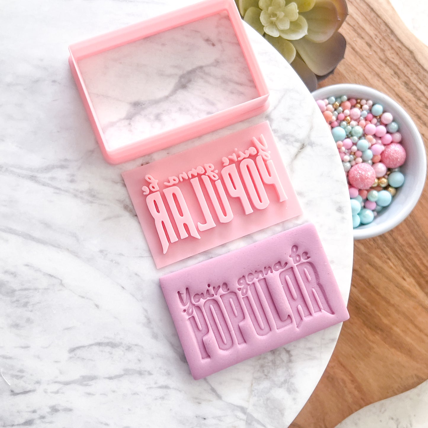 "Popular" - Cookie Cutter & Stamp