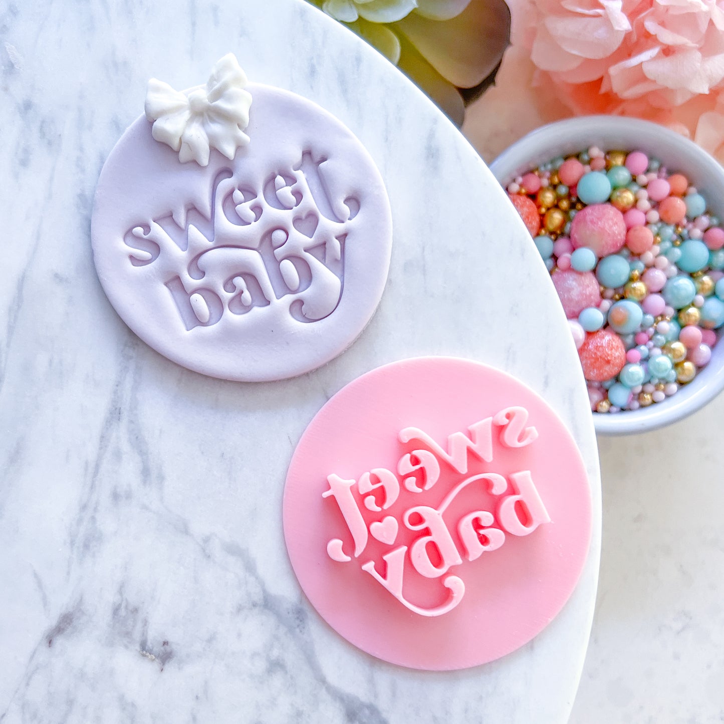 Sweet Baby - Fondant Stamp
