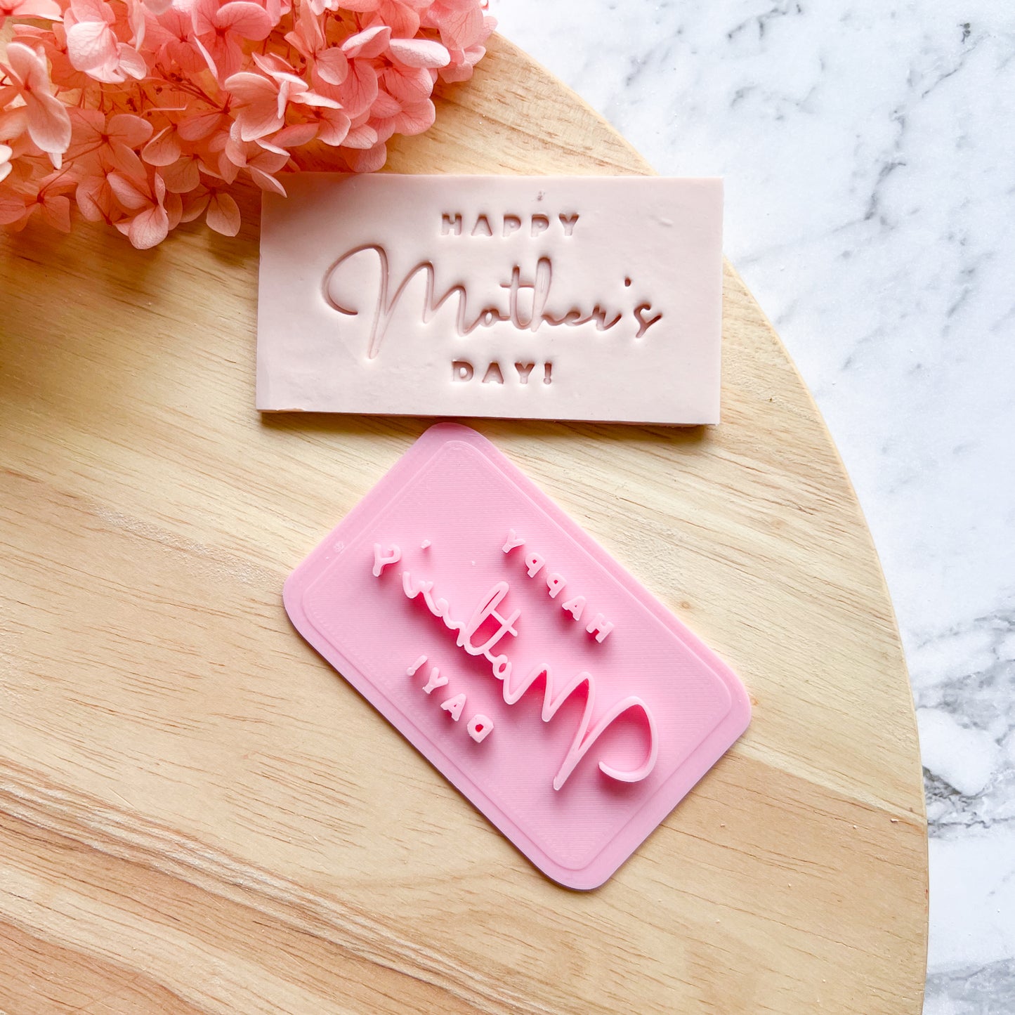 Happy Mothers Day Fondant Stamp