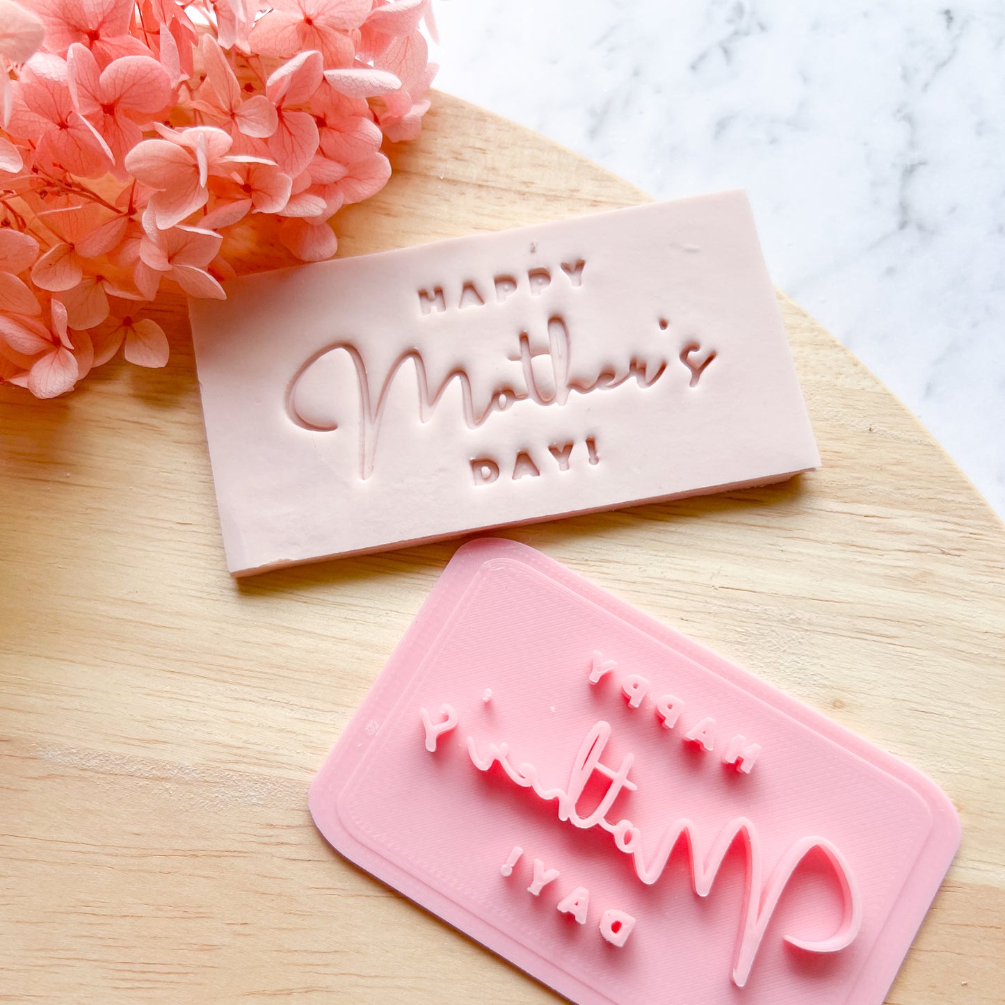 Happy Mothers Day Fondant Stamp
