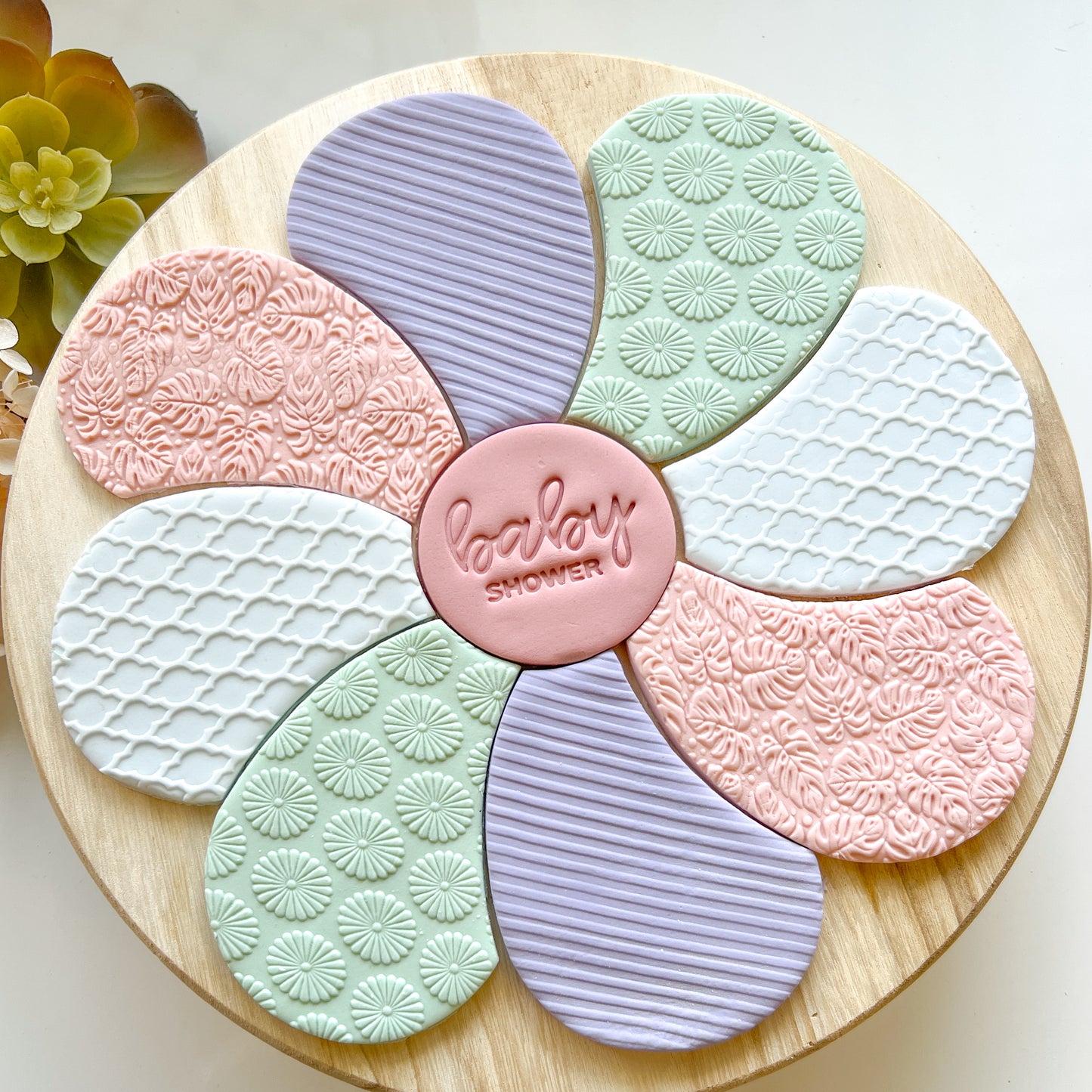 Flower #2 Cookie Platter (Choose Size)
