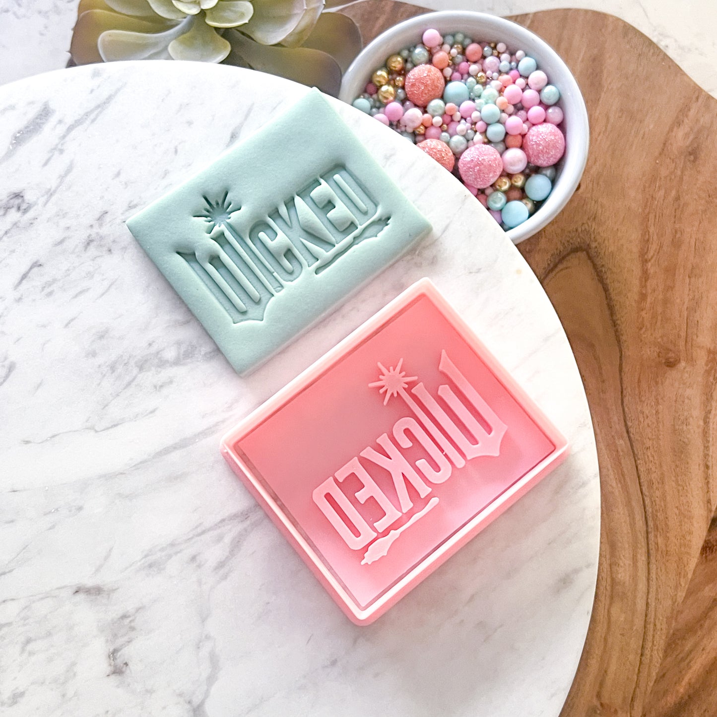 "Wicked" - Cookie Cutter & Stamp